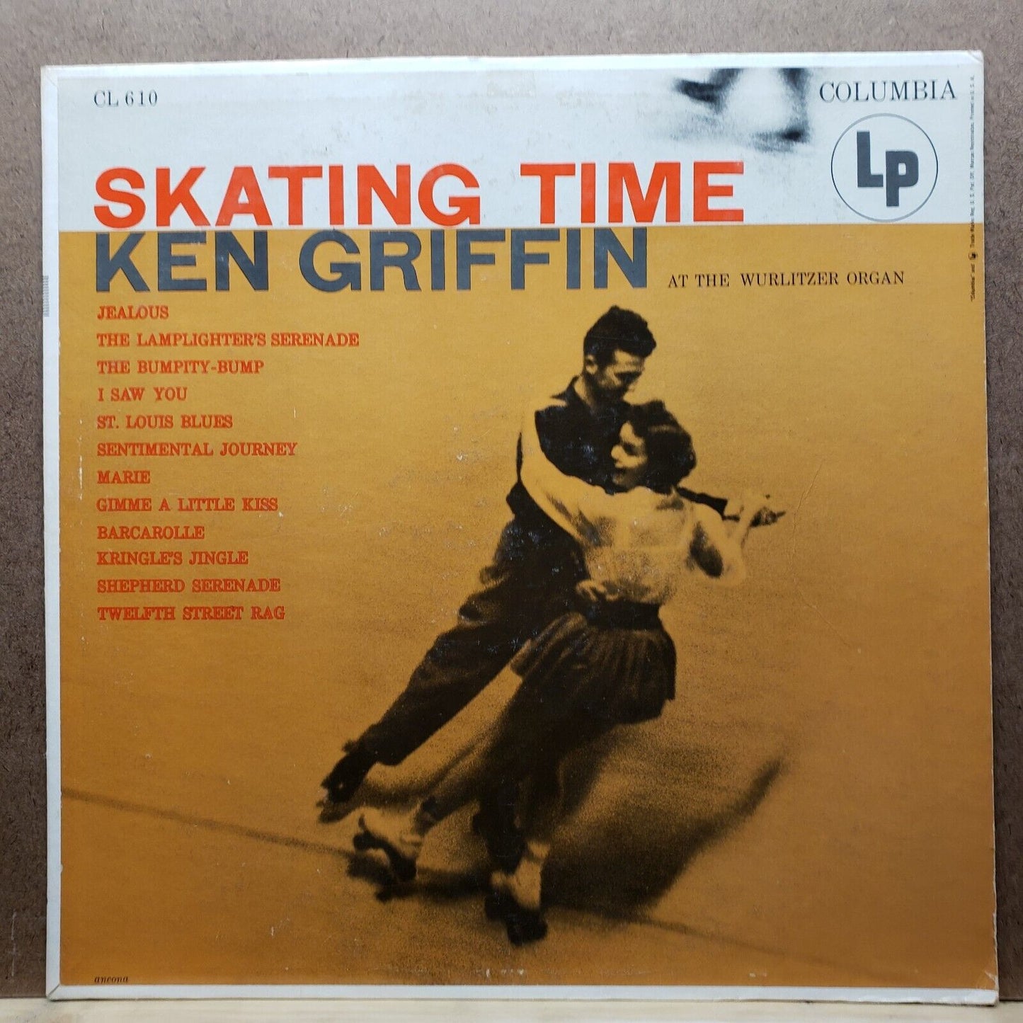 Ken Griffin - Skating Time - CL 610 - Vinyl Record LP