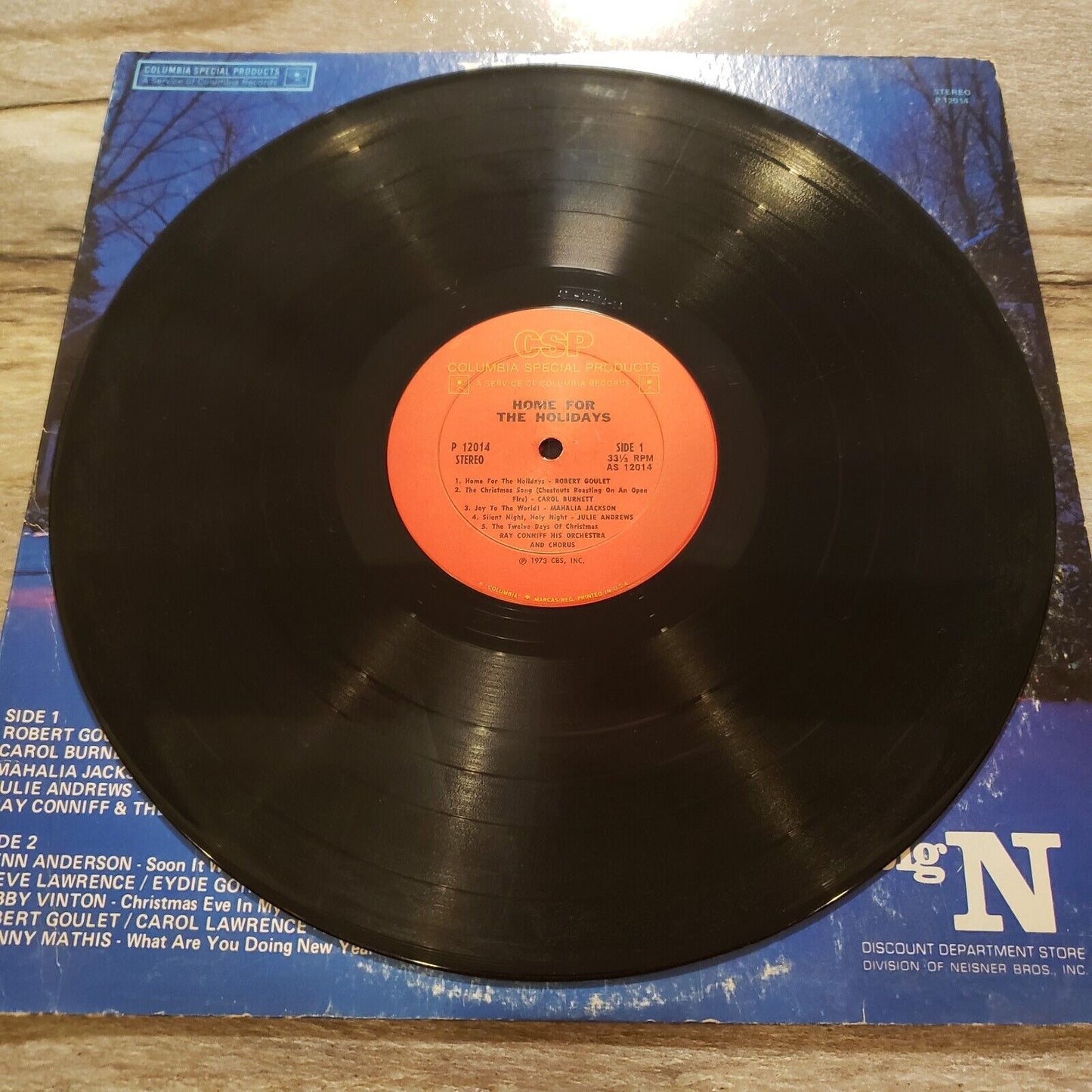 Columbia Records - Home For The Holidays - 1973 - P 12014 - Vinyl Record LP