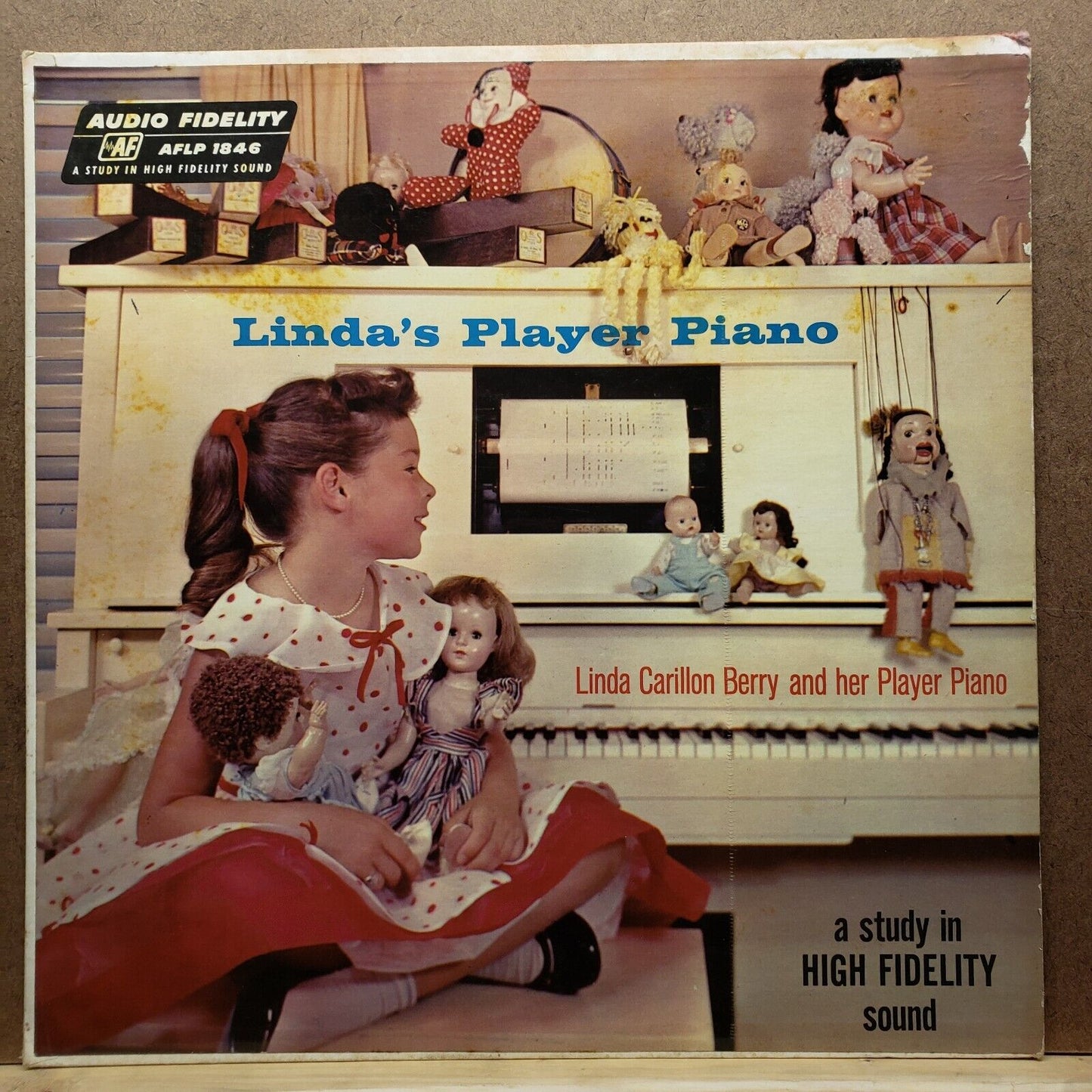 Linda Carillon Berry - Linda's Player Piano - AFLP 1846 - Vinyl Record LP