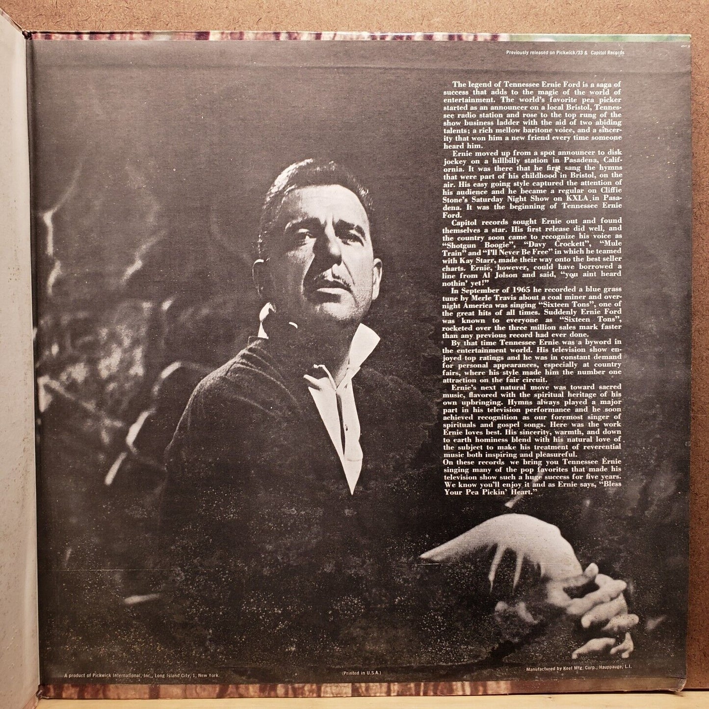 Tennessee Ernie Ford - Bless Your Pea Pickin' Heart - SPC 3047 - Vinyl Record LP