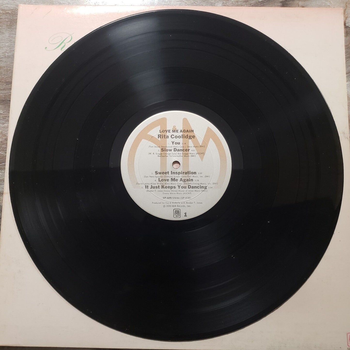 Rita Coolidge - Love Me Again - 1978 SP-4699 Vinyl Record LP