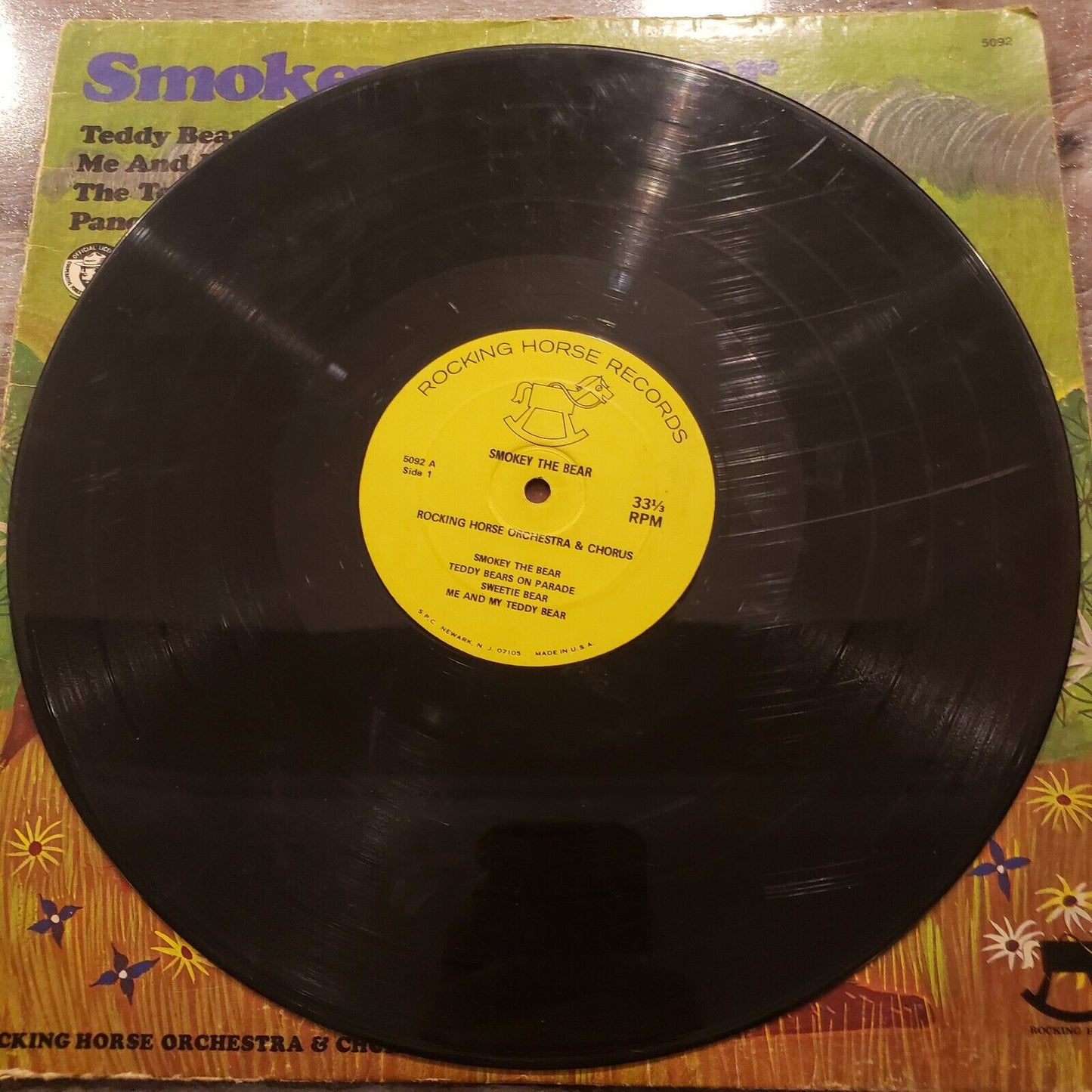 Smokey The Bear - 5092 Vinyl Record LP (POOR)