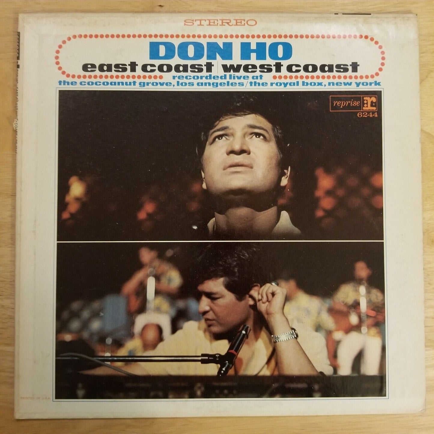 Don Ho and the Aliis - East Coast West Coast - RS-6244 Vinyl Record LP