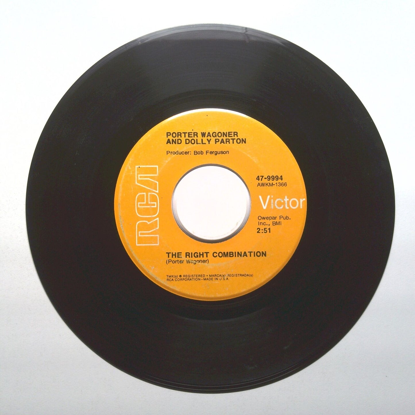 Porter Wagoner, Dolly Parton - The Pain Of Loving You; The Right Combination