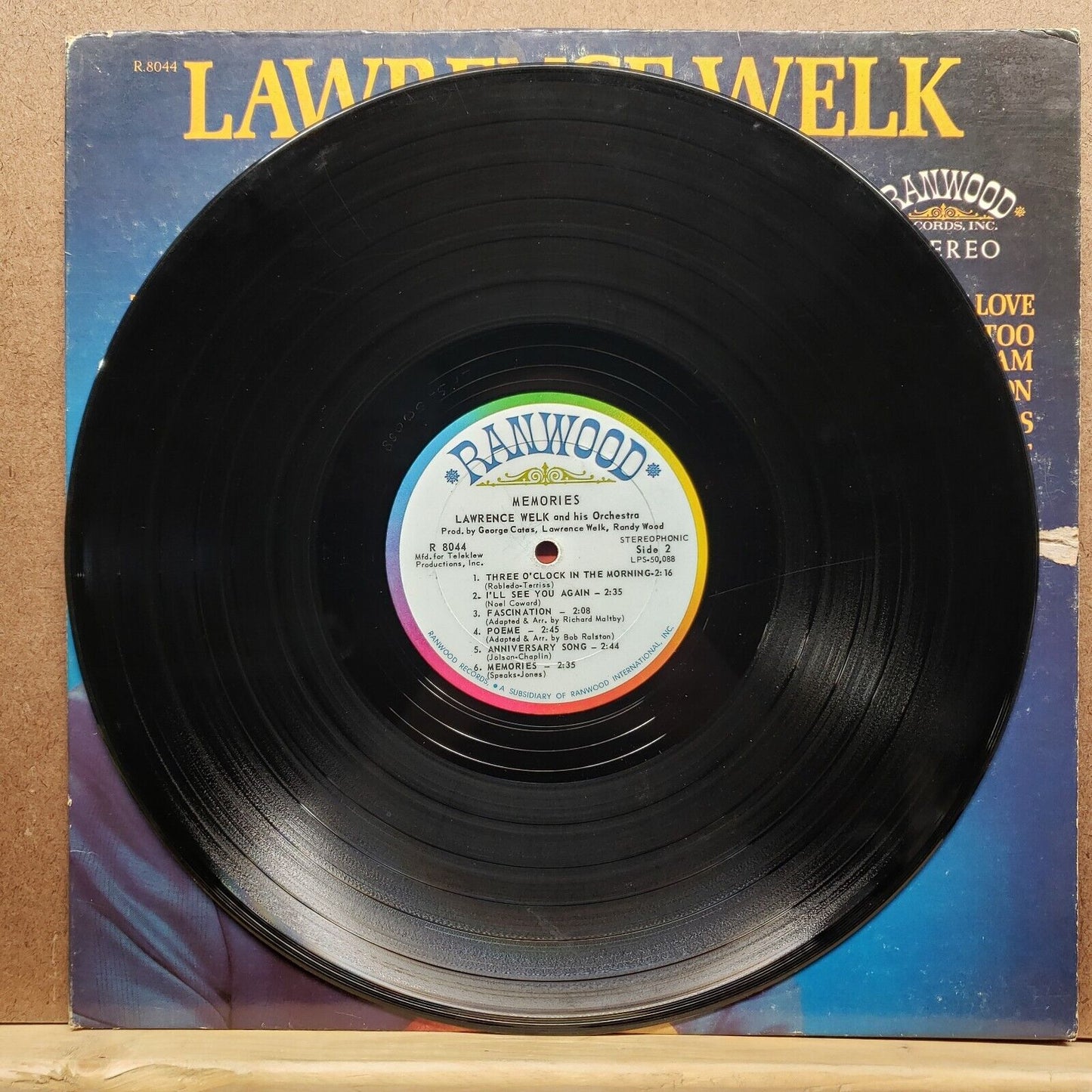 Lawrence Welk - Memories - LPS-50,088 - Vinyl Record LP