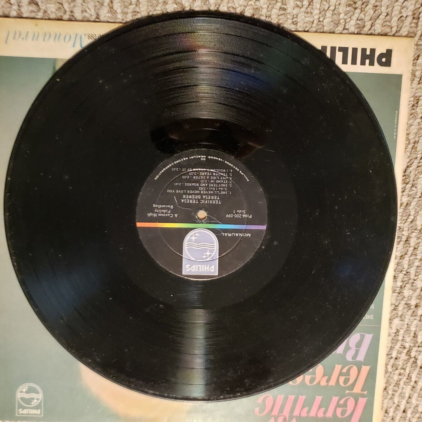 Teresa Brewer - Terrific Teresa - PHM-200-099 Vinyl Record LP