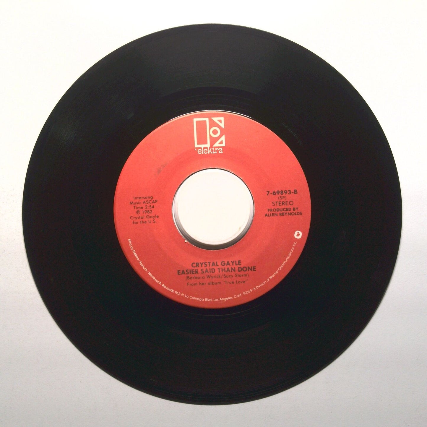 Crystal Gayle - 'Till I Gain Control Again; Easier Said Than Done - 45 RPM 7"