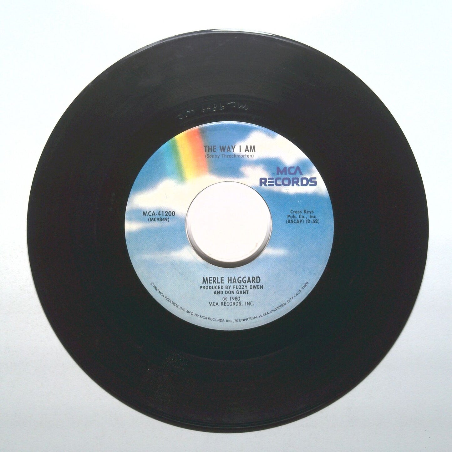 Merle Haggard - The Way I Am; Wake Up - Vinyl 45 RPM 7"