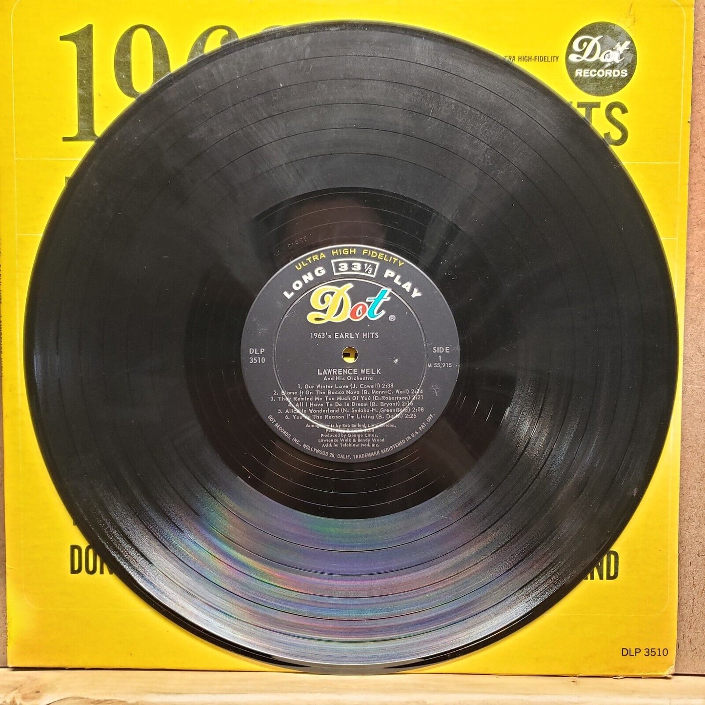 Lawrence Welk - 1963's Early Hits - DLP 3510 - Vinyl Record LP