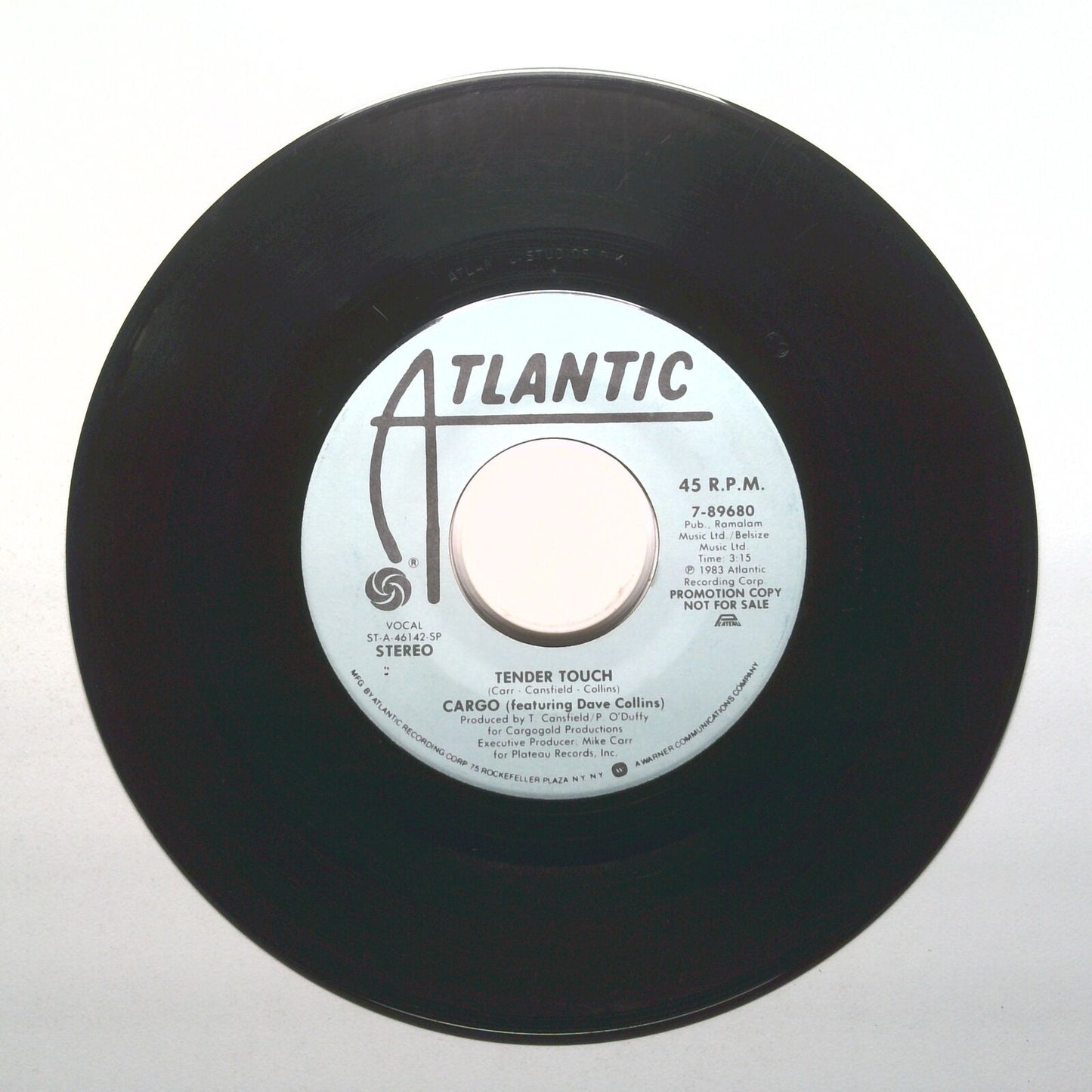 Tender Touch - Cargo - Promo Vinyl 45 PRM 7"