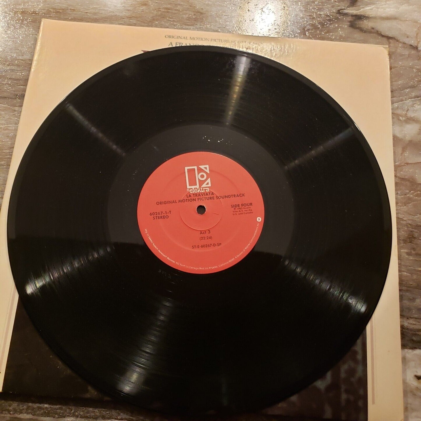 La Traviata - Original Motion Picture Soundtrack - 1983 Vinyl Record LP