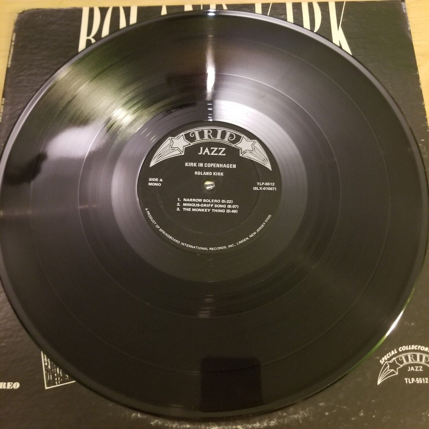 Roland Kirk - Kirk In Copenhagen - TLP-5512 Vinyl Record LP