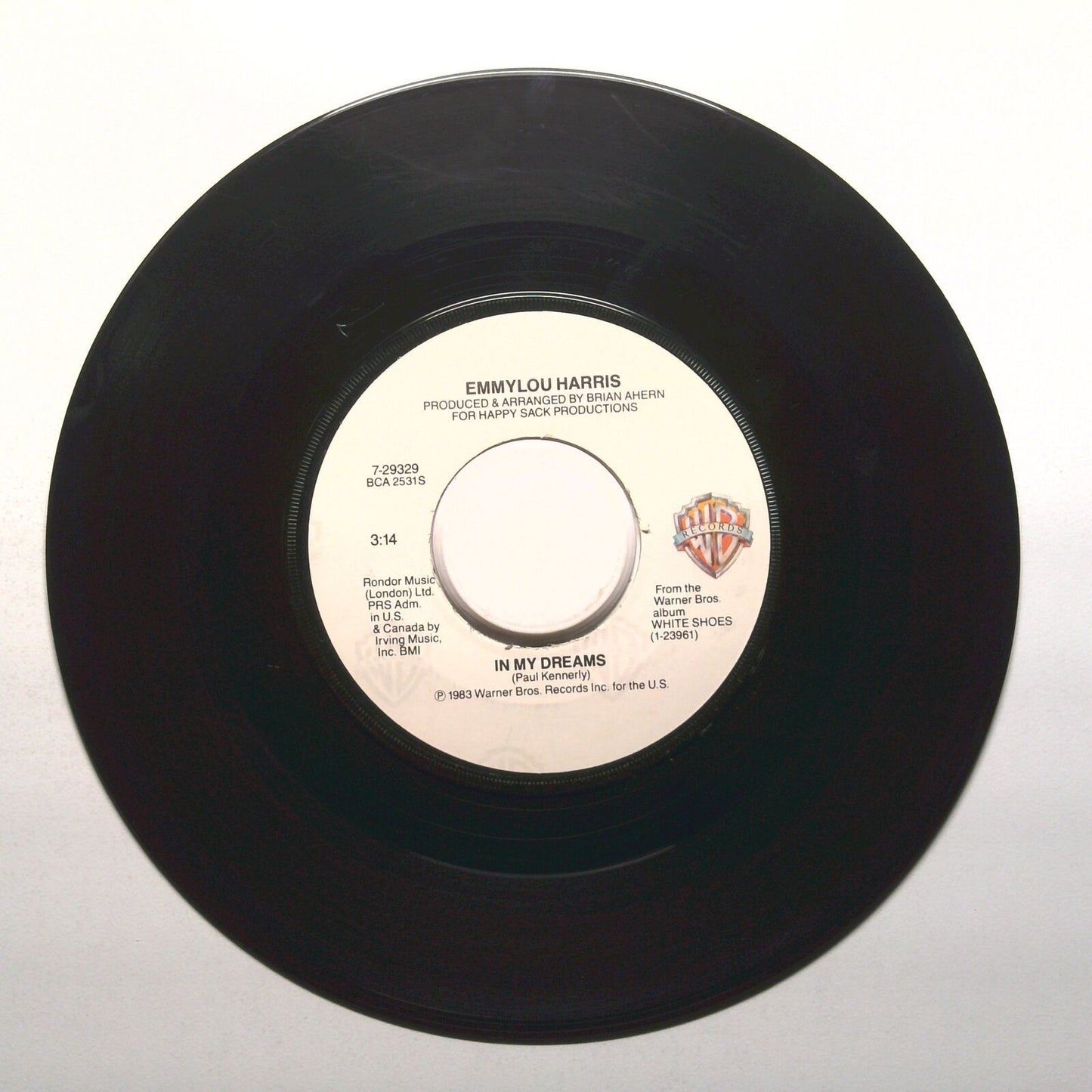 Emmylou Harris - In My Dreams; Like an Old Fashioned Waltz - Vinyl 45 RPM 7"