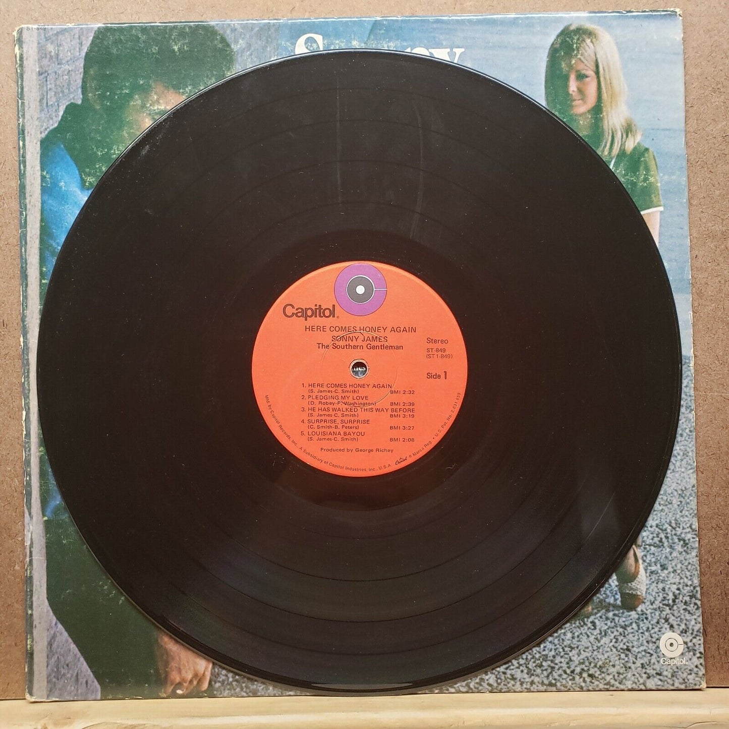 Sonny James - Here Comes Honey Again - ST-849 - Vinyl Record LP