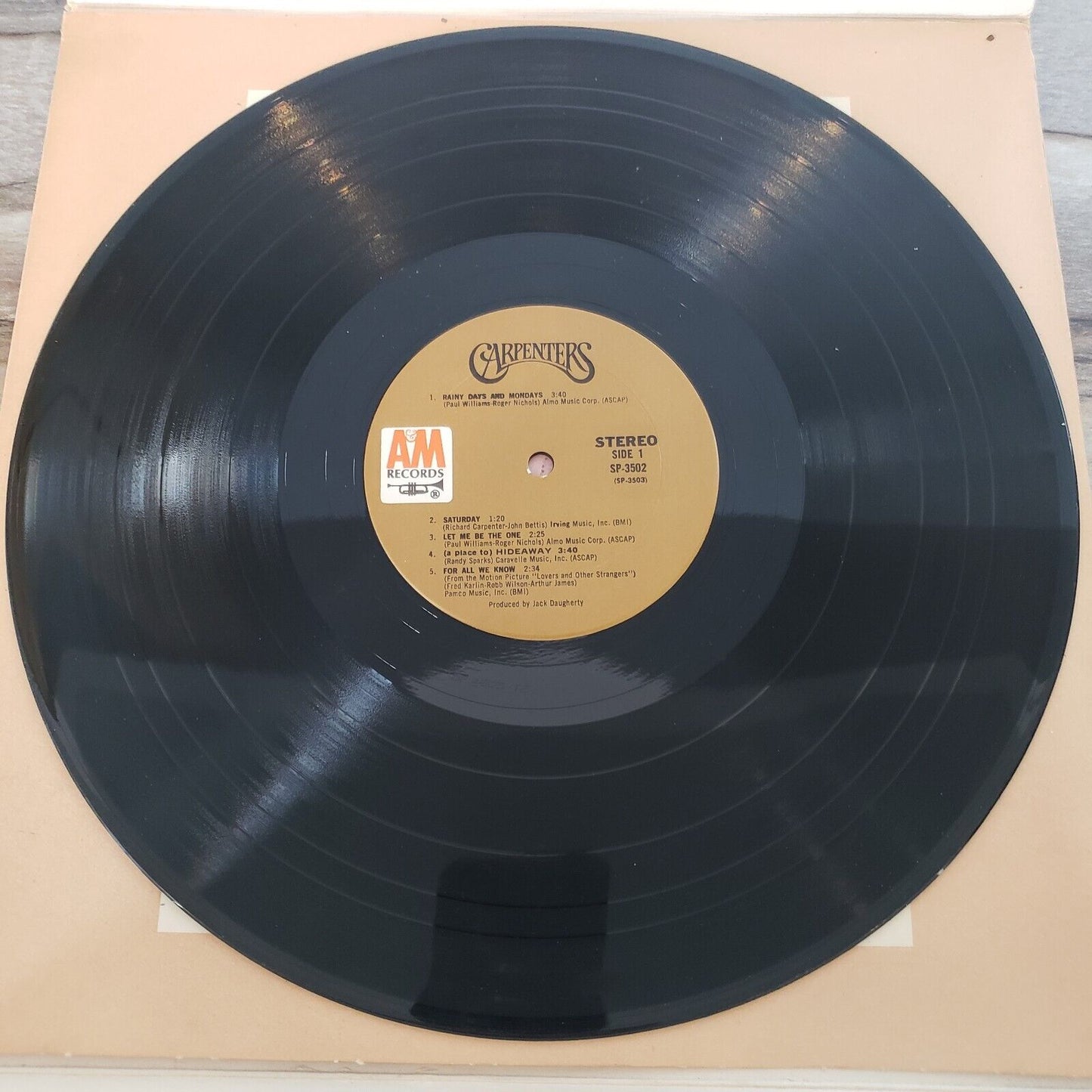 Carpenters - SP-3502 Vinyl Record LP