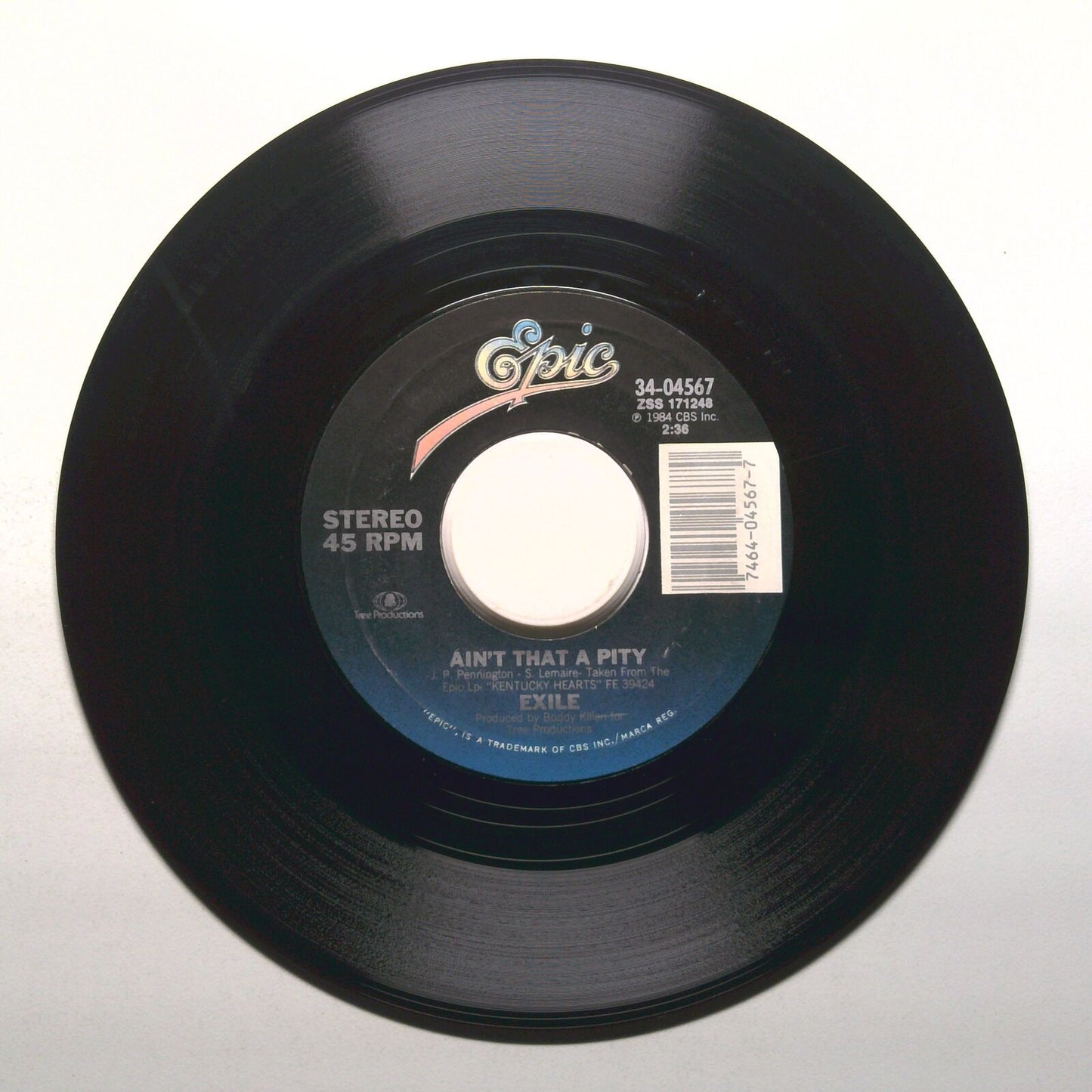 Exile - Give Me One More Chance; Ain't That A Pity - Vinyl Record 45 RPM 7"