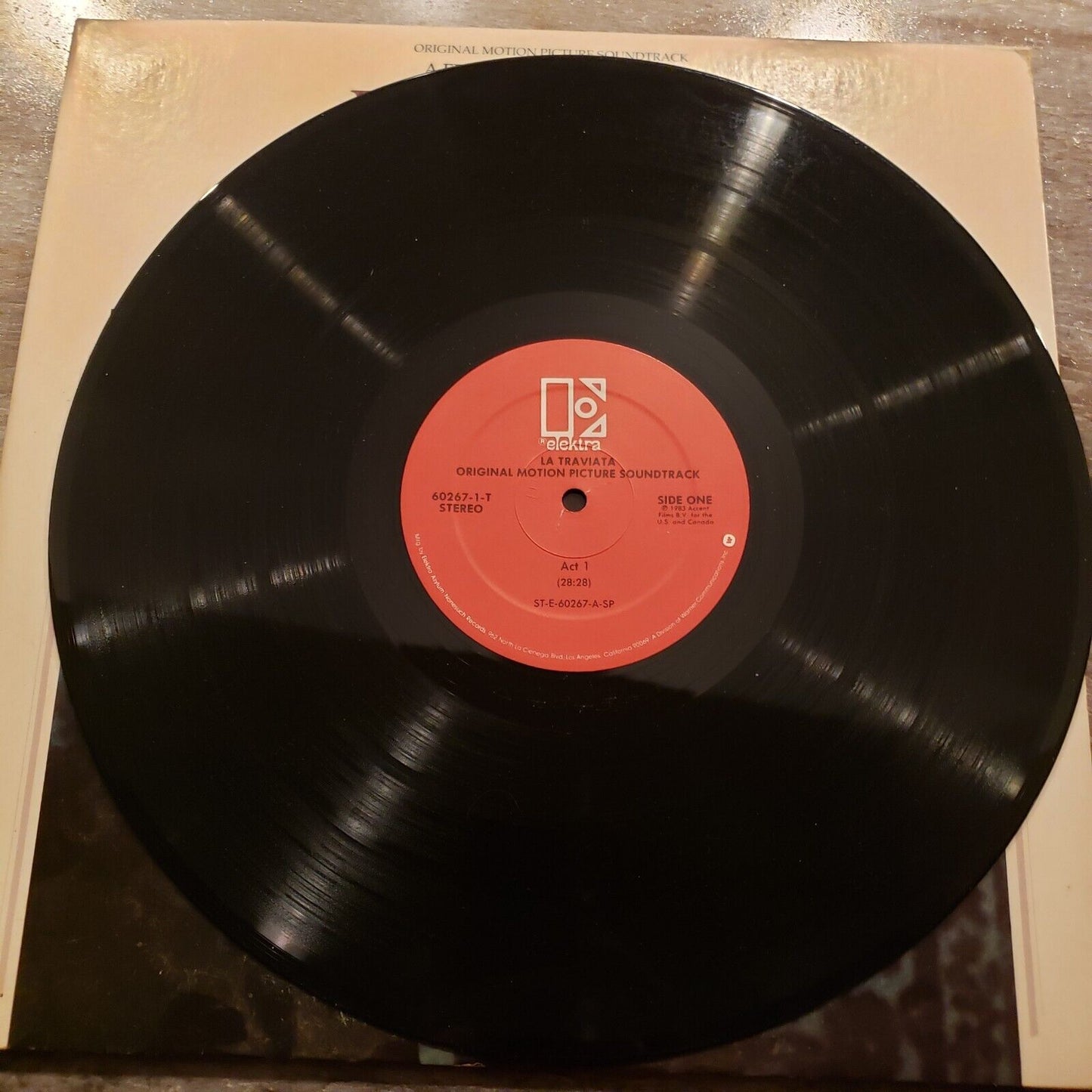 La Traviata - Original Motion Picture Soundtrack - 1983 Vinyl Record LP