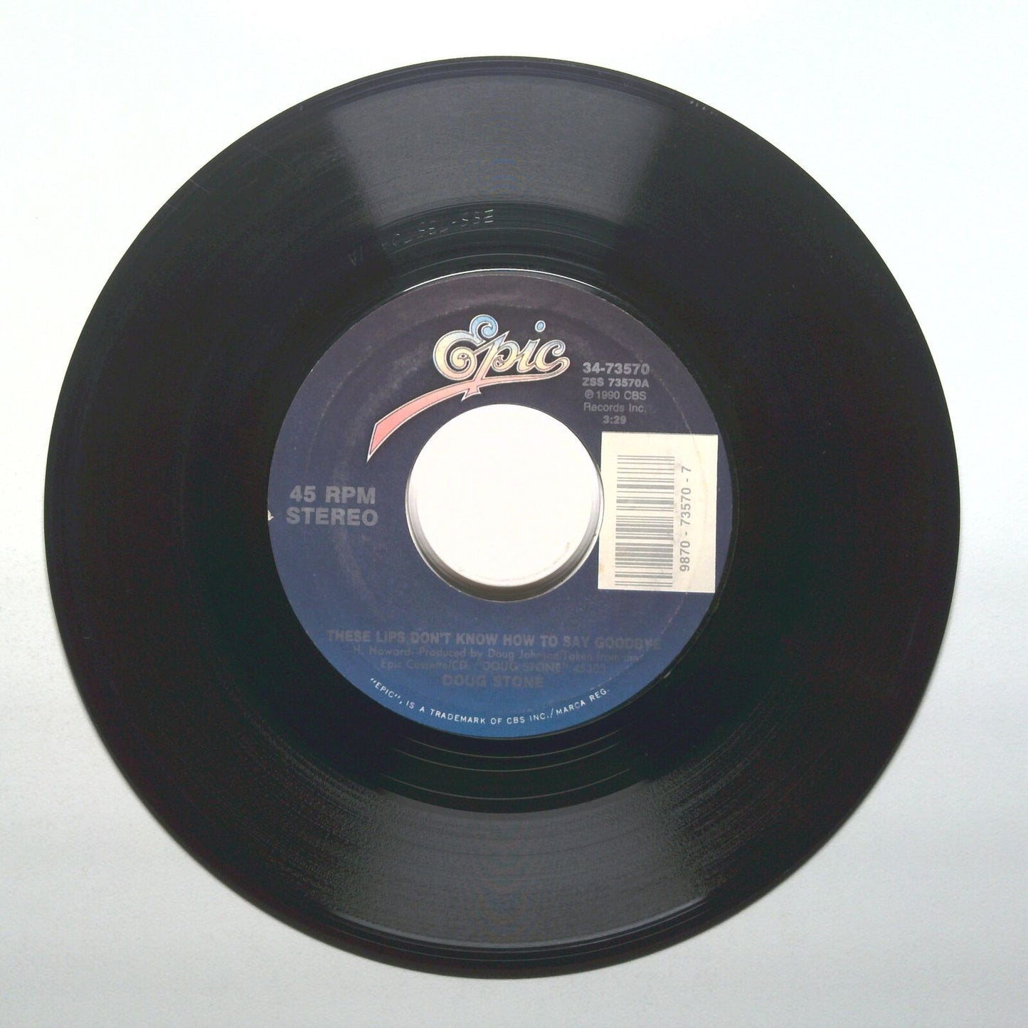 Doug Stone - We Always Agree On Love; These Lips Don't Know How To Say Goodbye