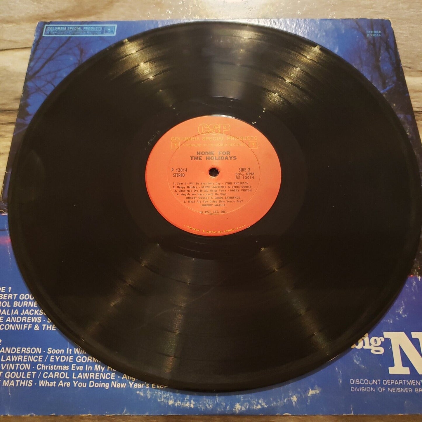 Columbia Records - Home For The Holidays - 1973 - P 12014 - Vinyl Record LP