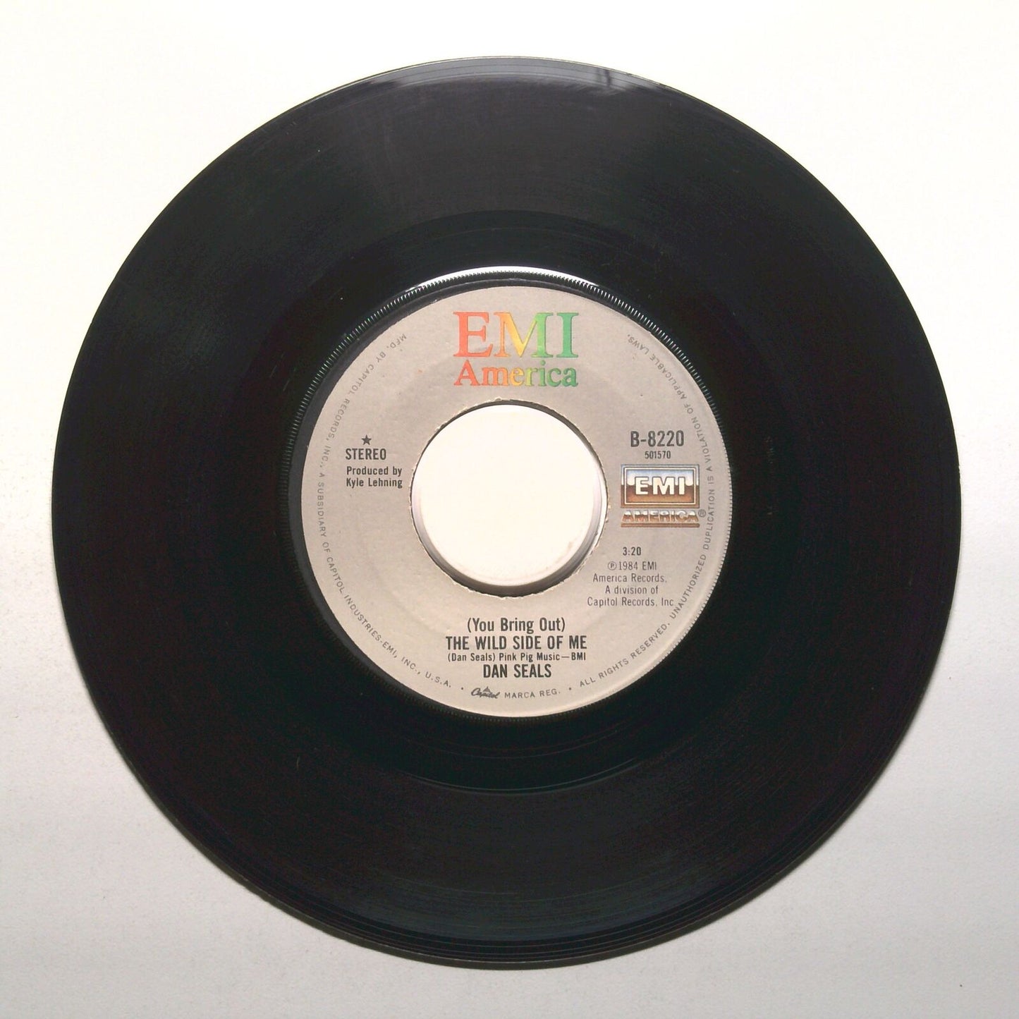 Dan Seals - (You Bring Out) The Wild Side of Me; One Friend - Vinyl 45 RPM 7"
