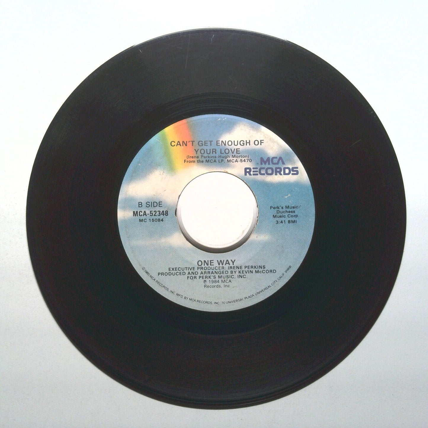 One Way - Can't Get Enough Of Your Love; Lady You Are - Vinyl 45 RPM 7"