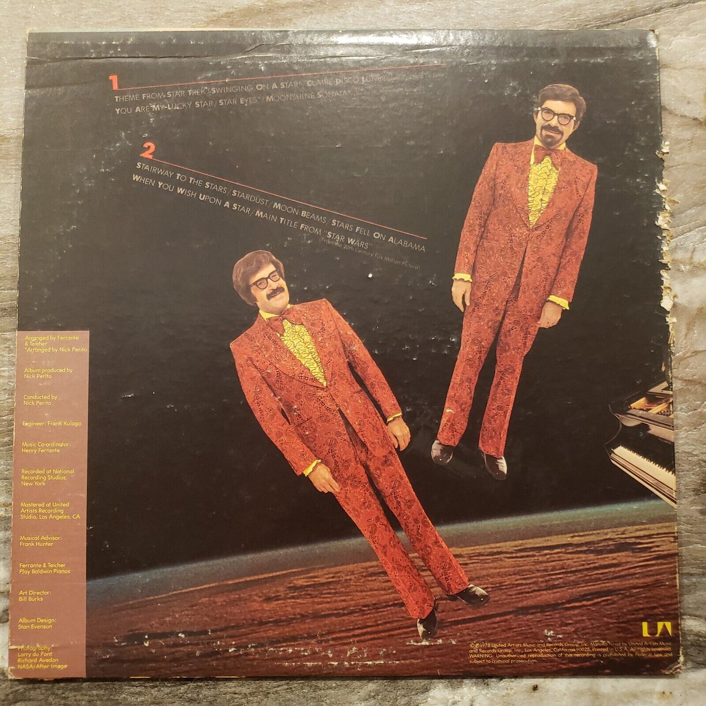 Ferrante & Teicher - Star Wars - 1978 Vinyl Record LP