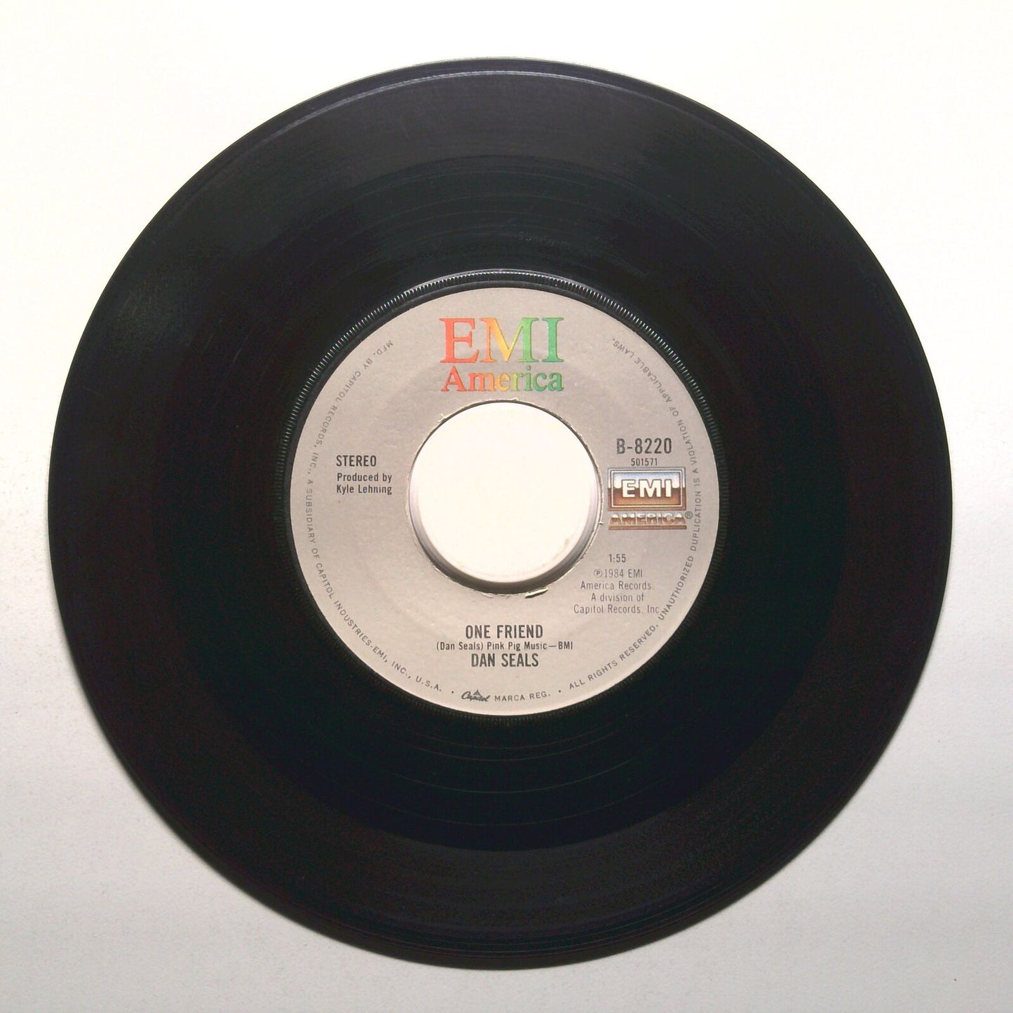 Dan Seals - (You Bring Out) The Wild Side of Me; One Friend - Vinyl 45 RPM 7"