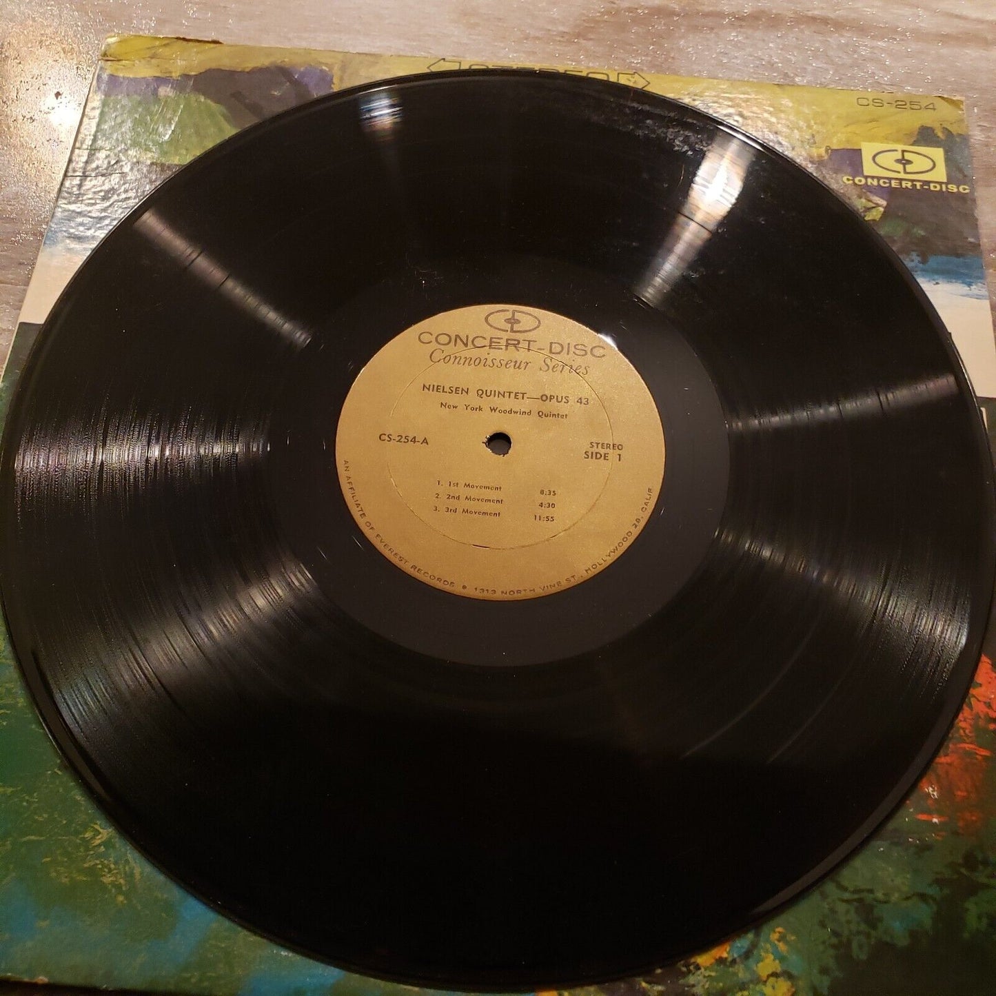 New York Woodwind Quintet Nielson Quintet - Opus 43, Villa Lobos Vinyl Record LP