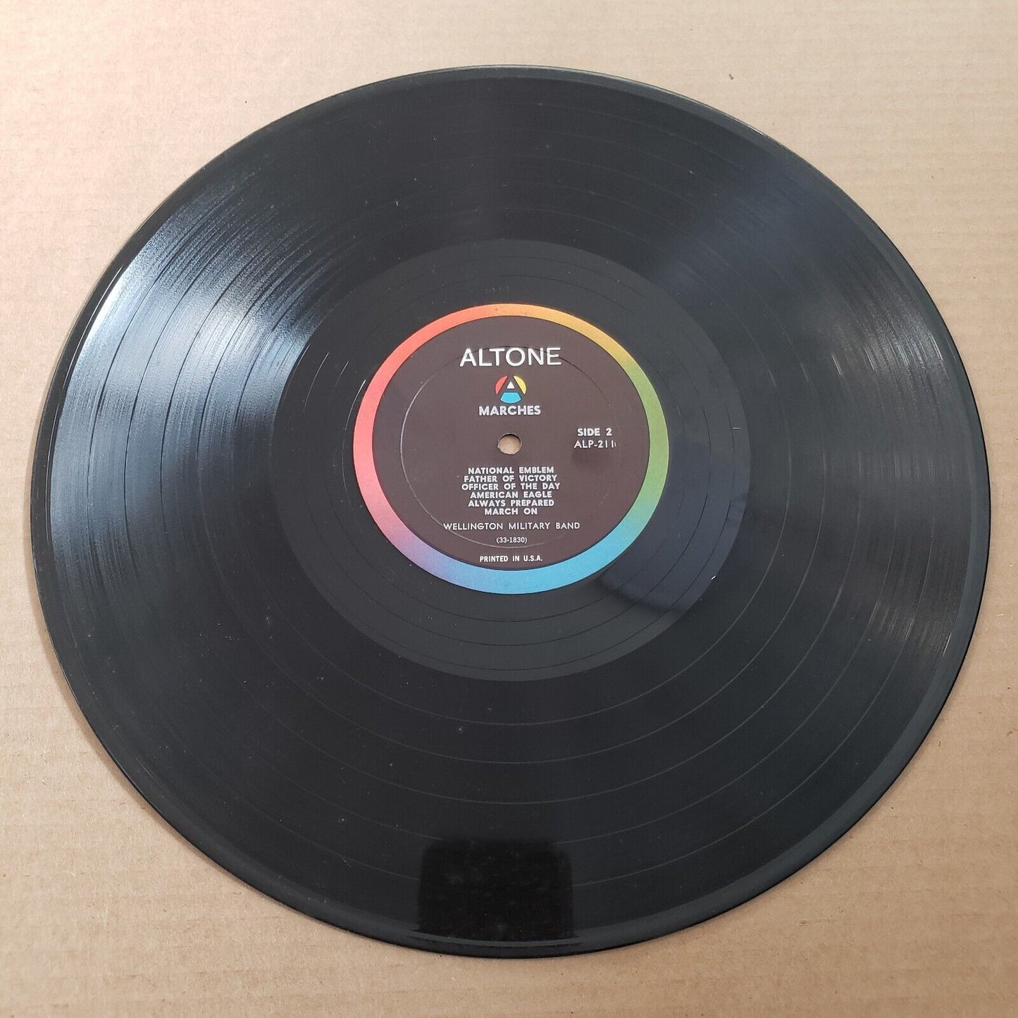 Wellington Military Band - Marches - Vinyl Record LP