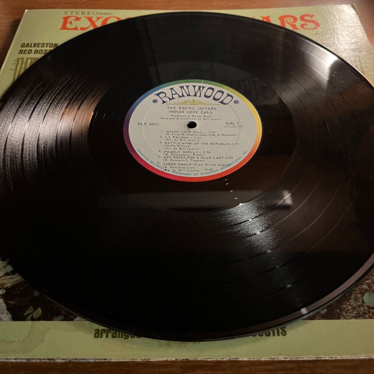 Randy Wood - The Exotic Guitars Indian Love Call - RLP 8051 - Vinyl Record LP