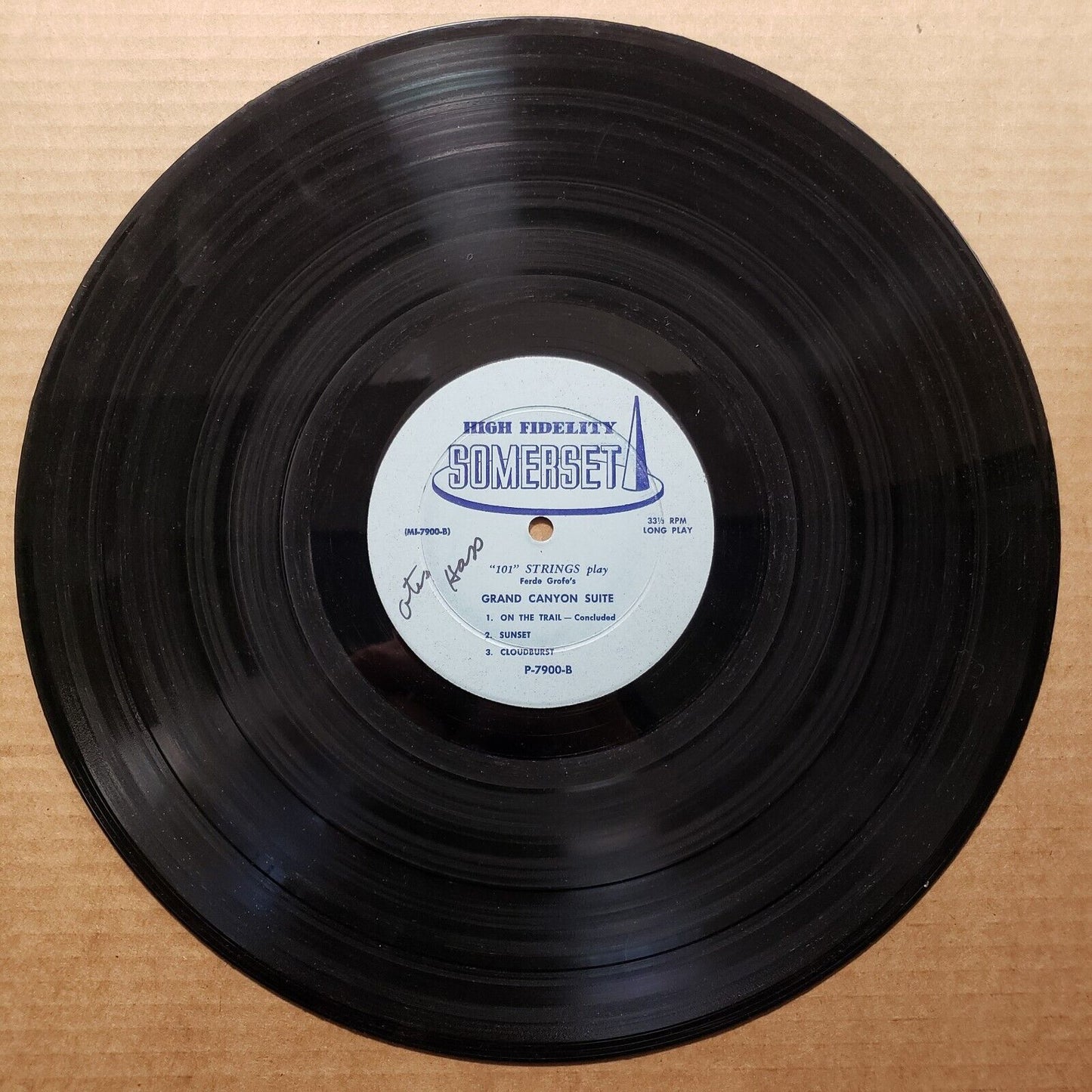 Ferde Grofe's Grand Canyon Suite - Played By 101 Strings - Vinyl Record LP