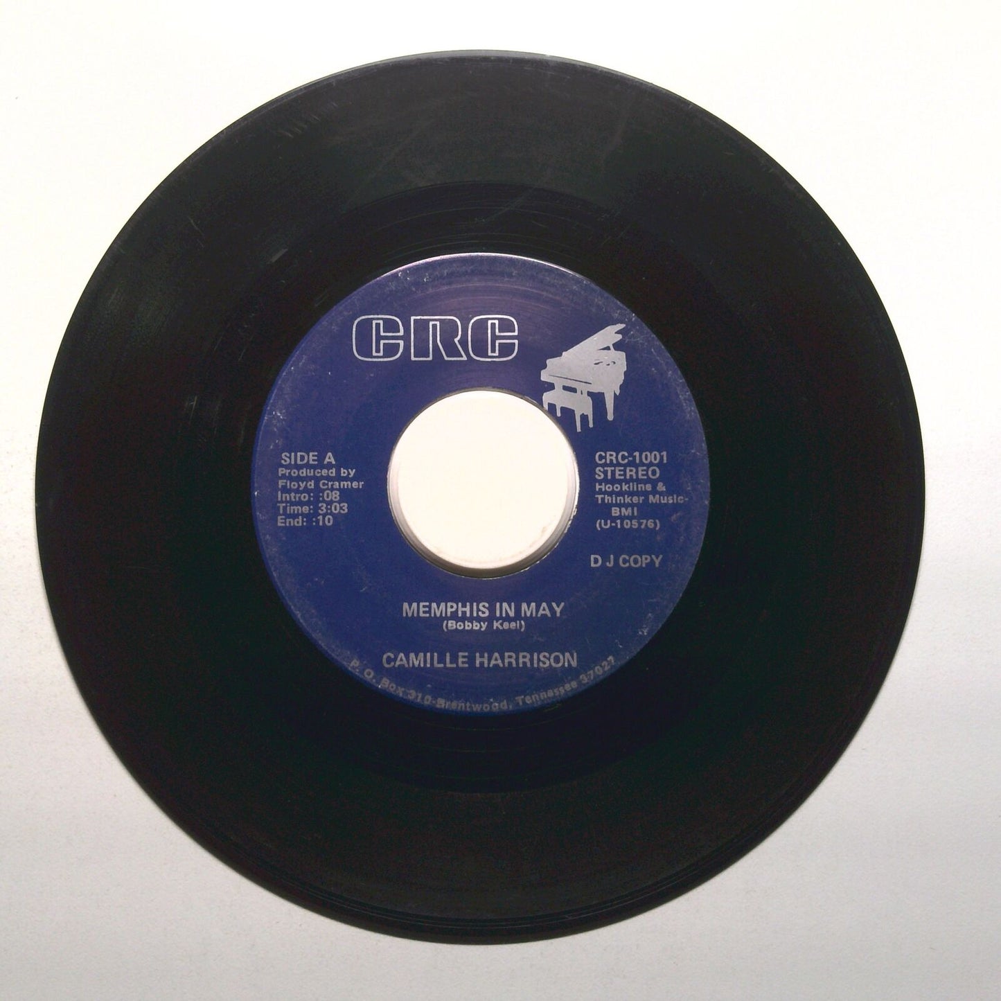 Camille Harrison - Memphis in May - Vinyl Record 45 RPM 7"
