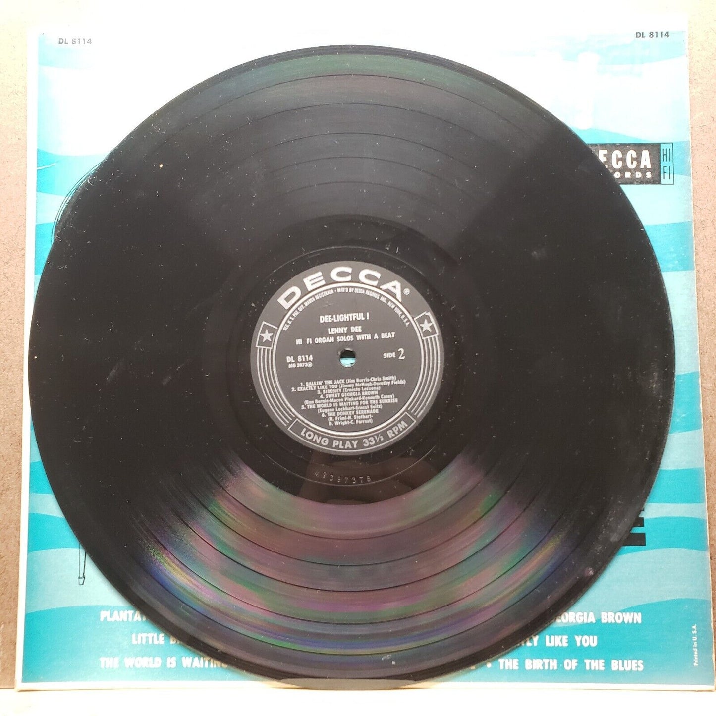 Lenny Dee - Dee-Lightful! - LD 8114 - Vinyl Record LP