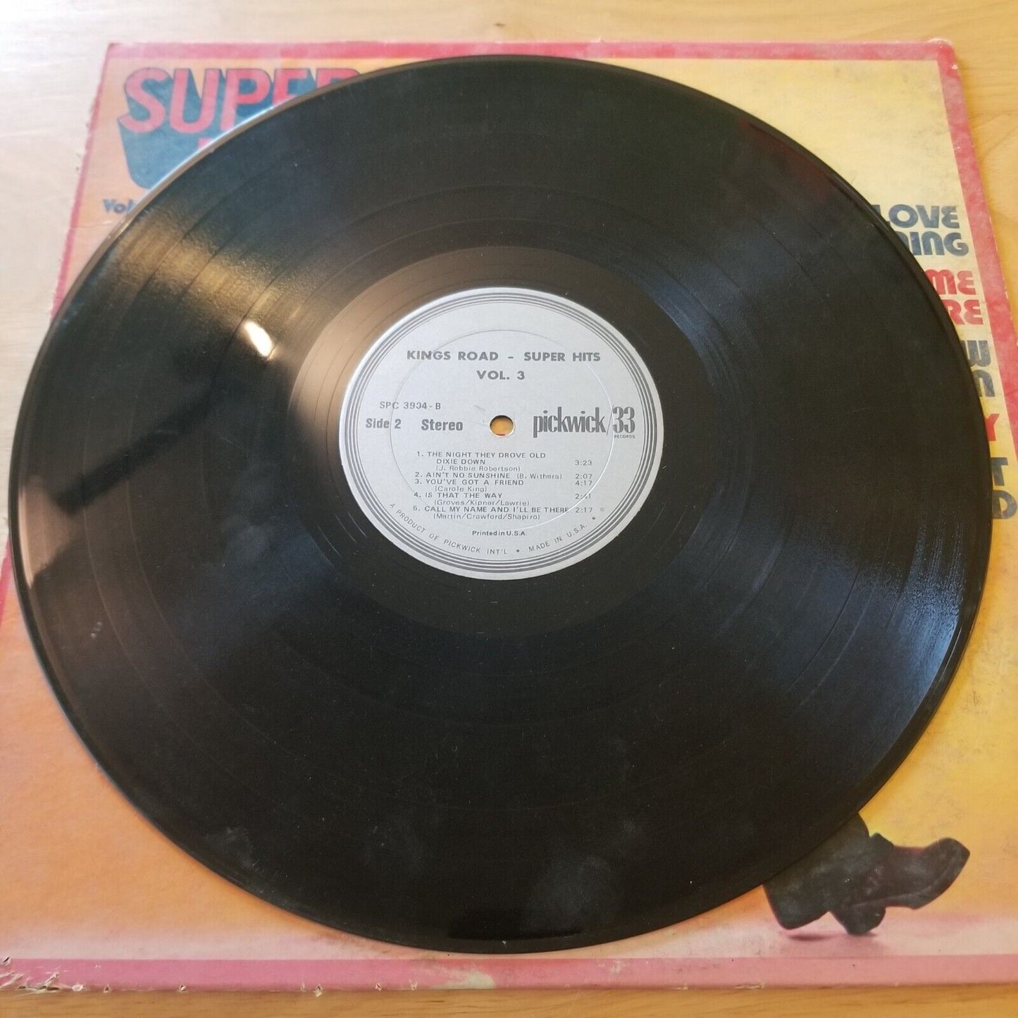 Kings Road - Super Hits Vol. 3 - SPC-3904 Vinyl Record LP