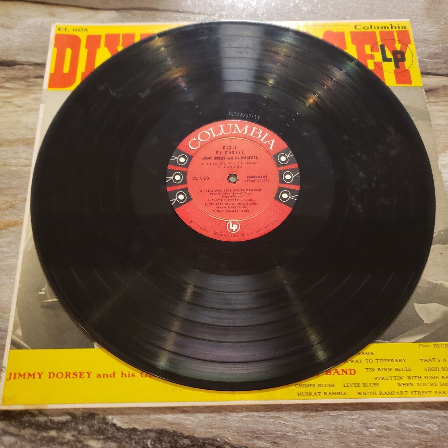 Jimmie Dorsey and his Orchestra - Dixie By Dorsey - CL 608 - Vinyl Record LP