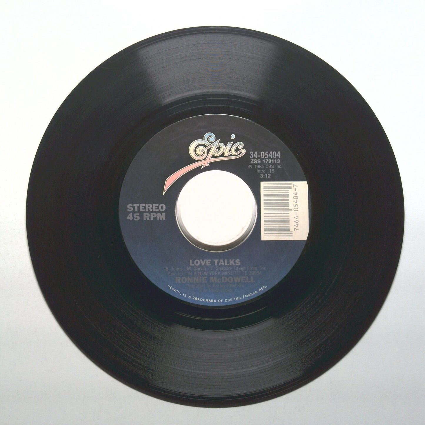 Ronnie McDowell - She Lays Me Down; Love Talks - Vinyl 45 RPM 7"
