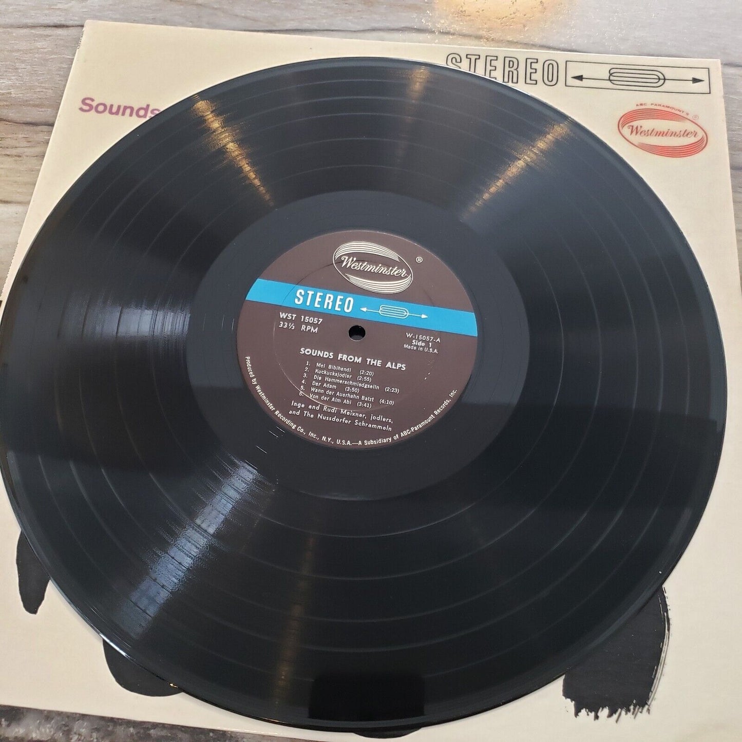 Sounds From The Alps - WST 15057 Vinyl Record LP