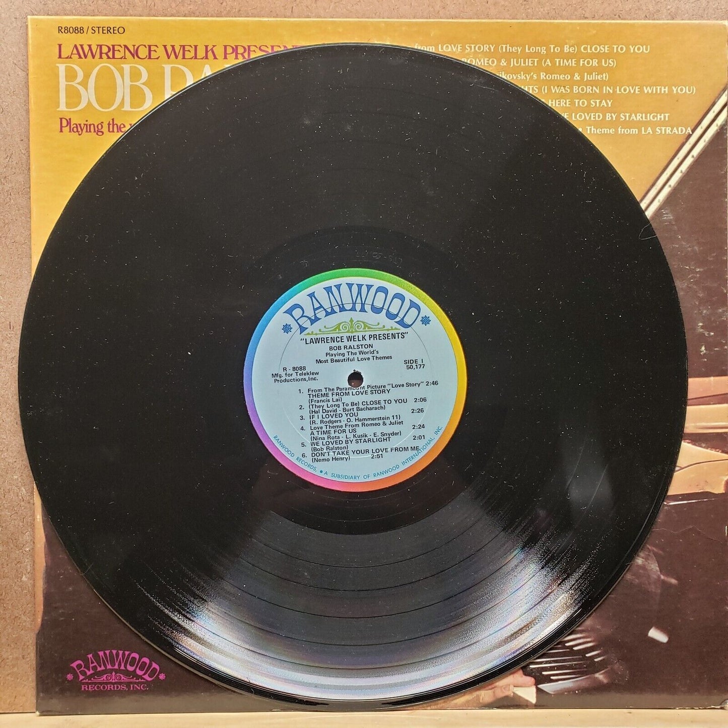 Lawrence Welk Presents - Bob Ralston - World's Most Beautiful Love Themes - LP