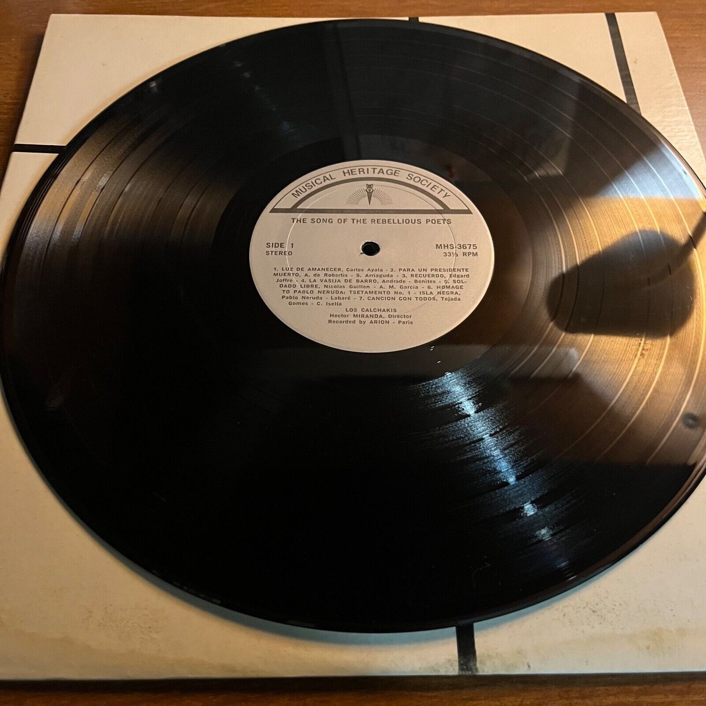 Los Calchakis - The Song Of The Rebellious Poets - MHS 3675 - Vinyl Record LP
