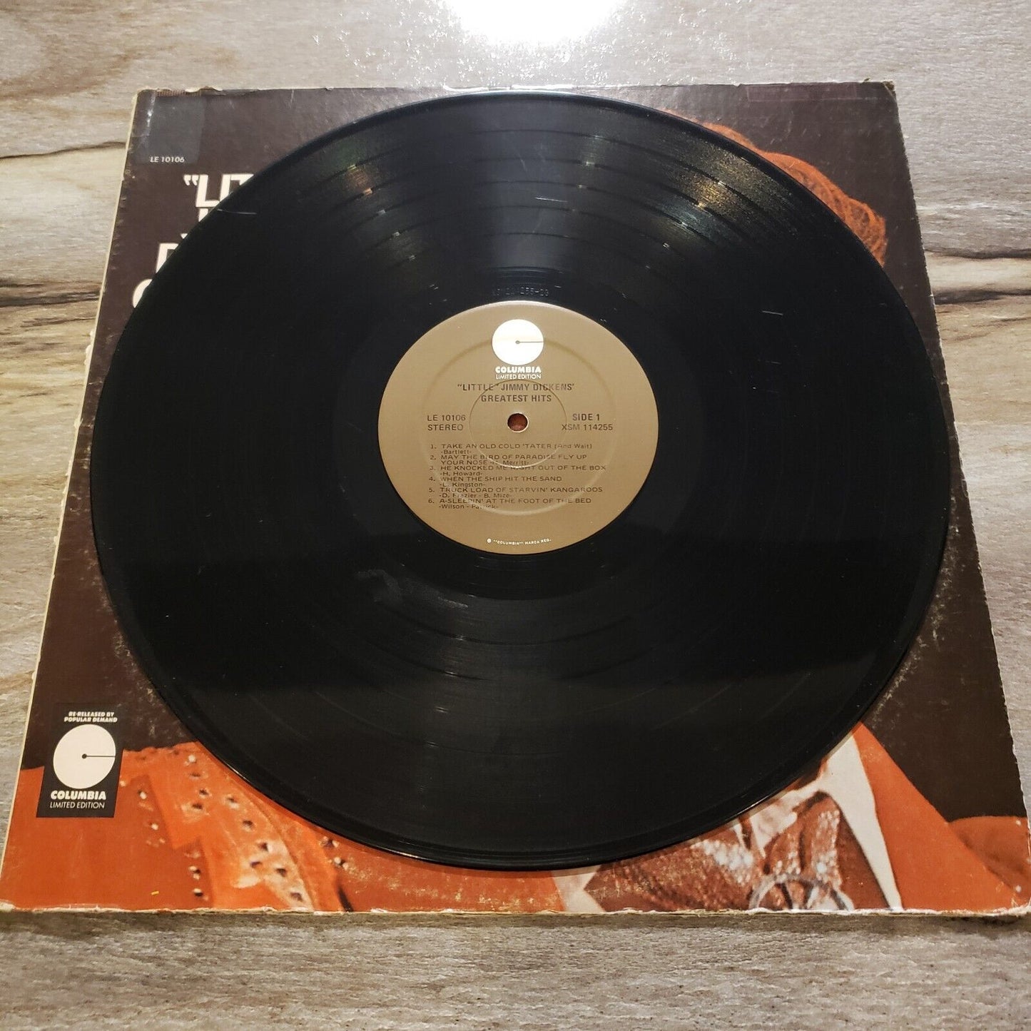 "Little" Jimmy Dickens' Greatest Hits - LE 10106 - Vinyl Record LP