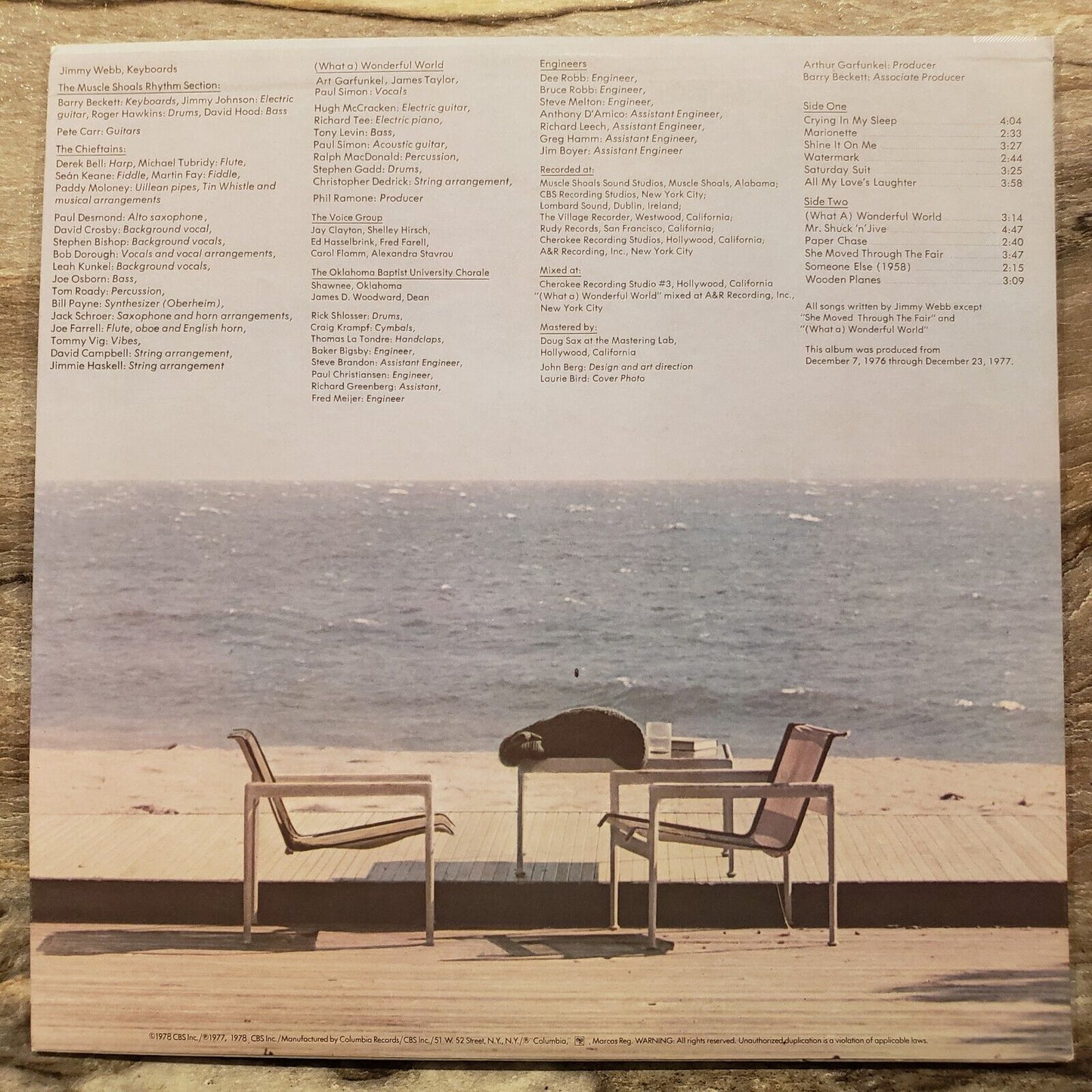 Art Garfunkel - Watermark - 1977 JC 34975 Vinyl Record LP