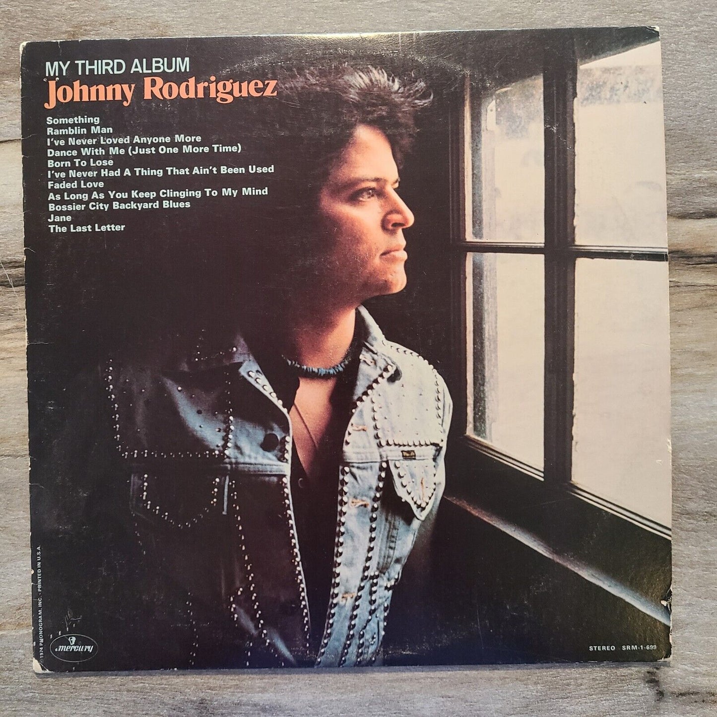 Johnny Rodriguez - My Third Album - SRM 699 - 1974 - Vinyl Record LP