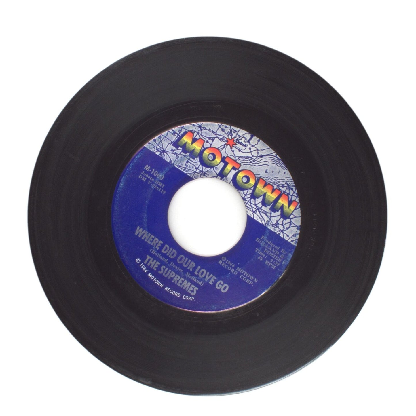 The Supremes - He Means the World to Me; Where Did Our Love Go - Vinyl 45 RPM 7"