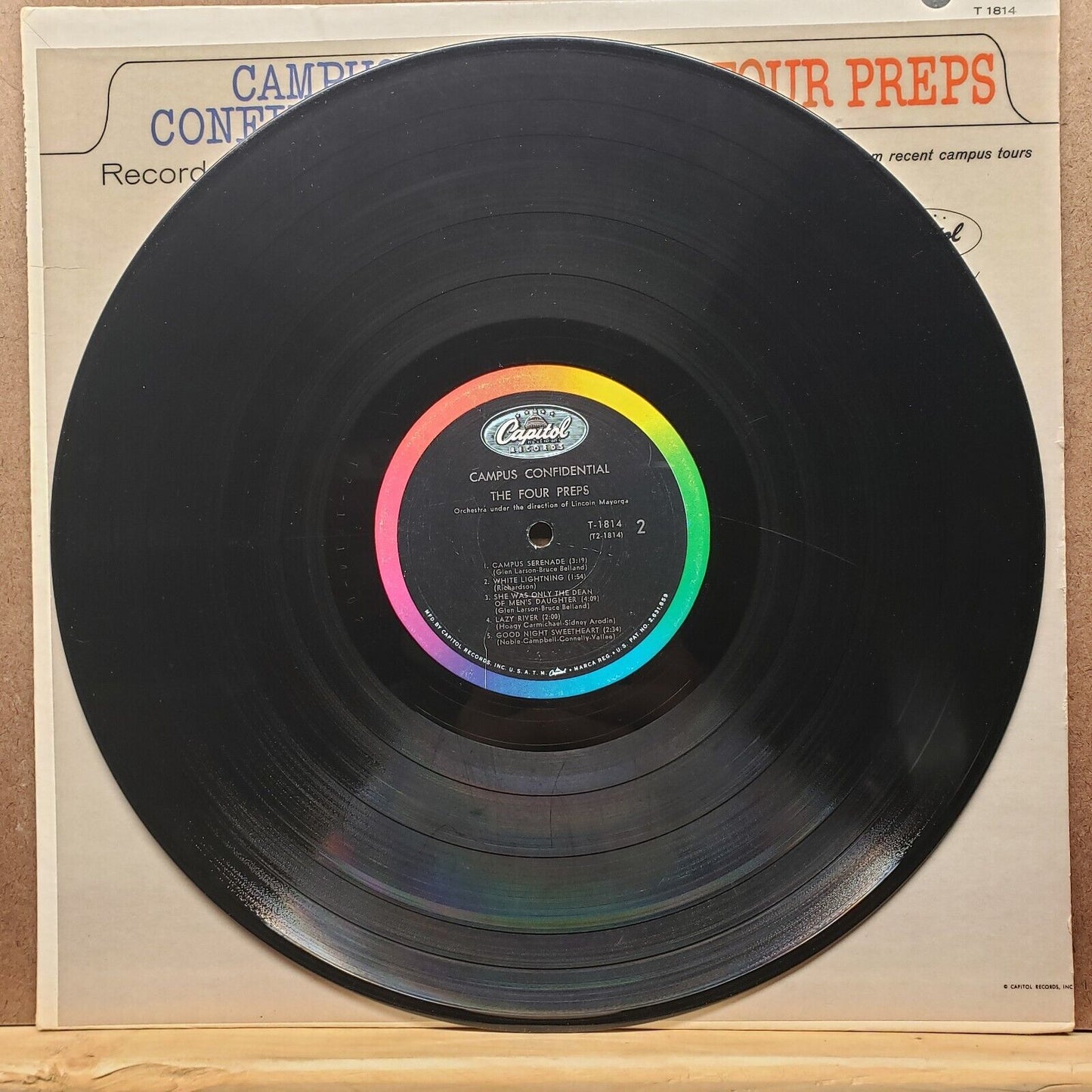 The Four Preps - Campus Confidential - T 1814 - Vinyl Record LP