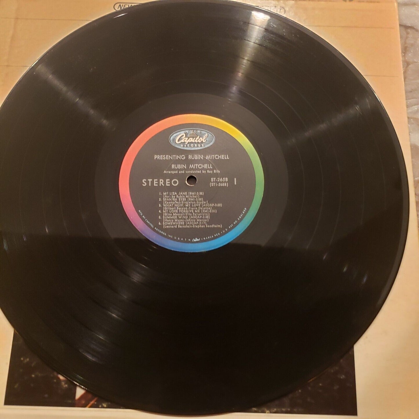 Presenting Rubinstein Mitchell - ST-2658 Vinyl Record LP