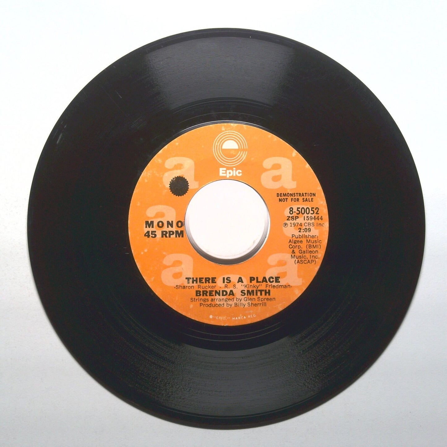Brenda Smith - There Is A Place - Demo/Promo Vinyl 45 RPM 7"