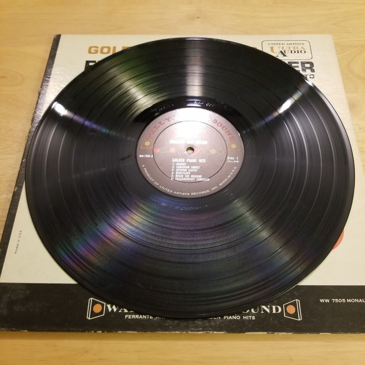 Ferrante & Teicher - Golden Piano Hits WW-7505 Vinyl Record LP