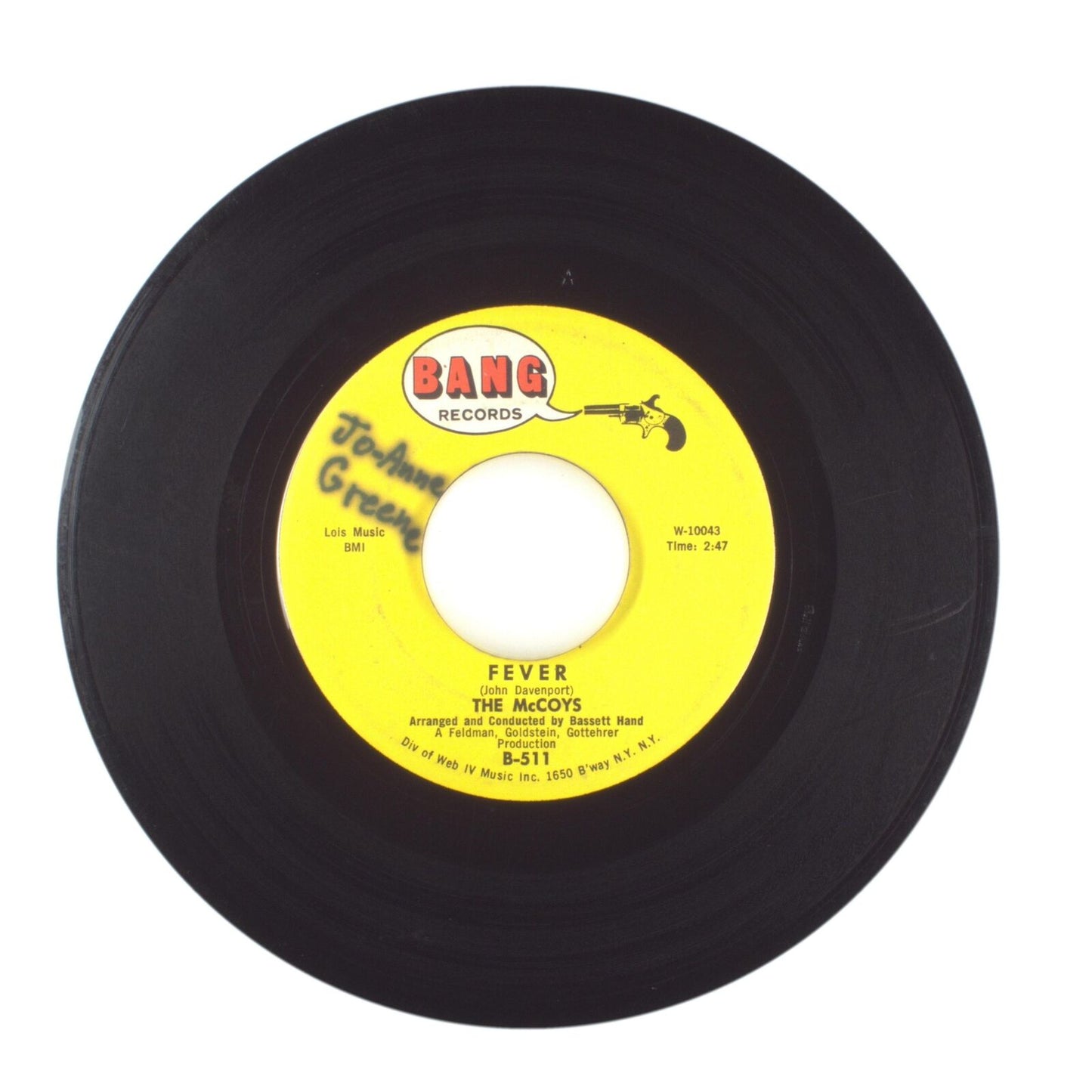 The McCoys - Sorrow; Fever - Vinyl Record 45 RPM 7"