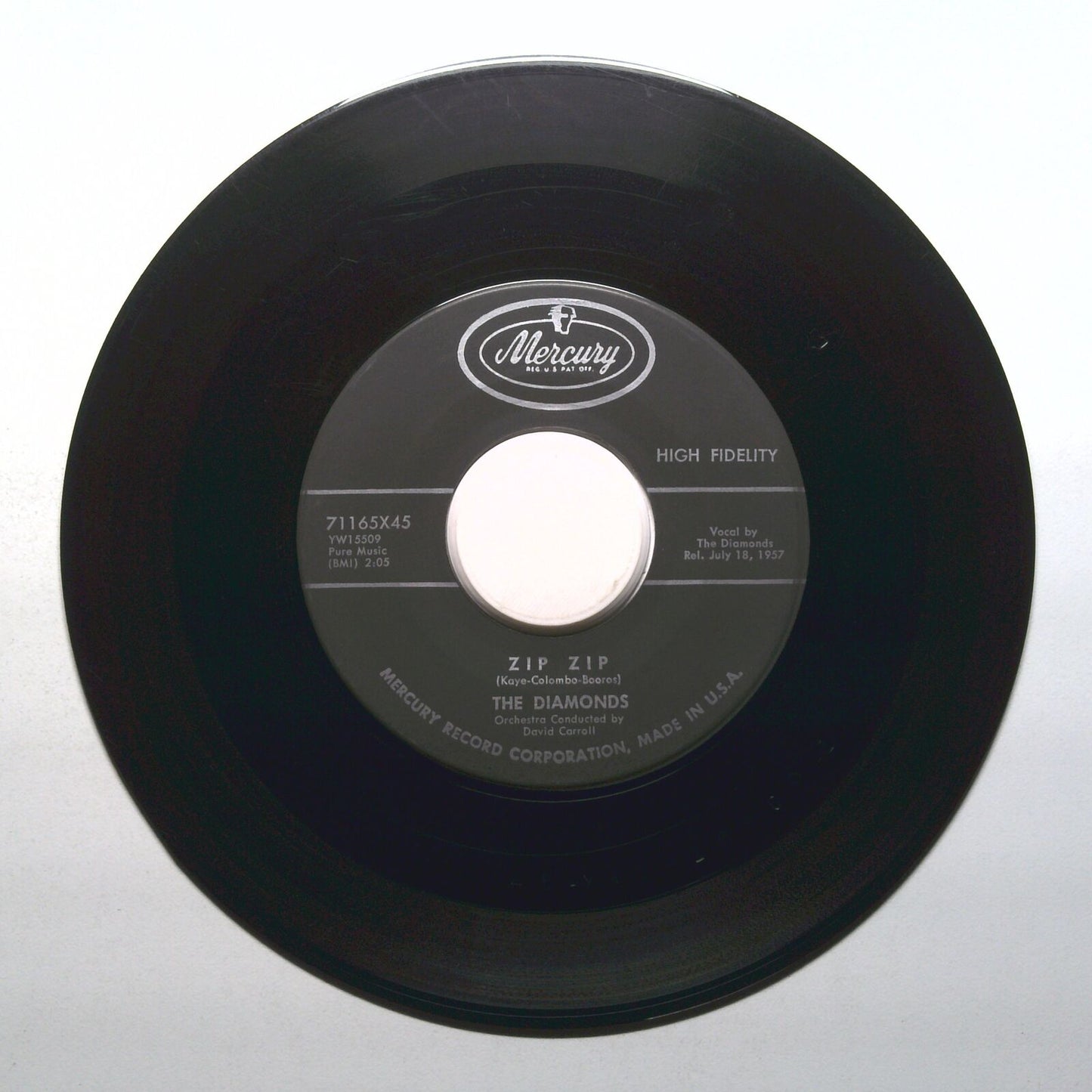 The Diamonds - Oh, How I Wish; Zip Zip - Vinyl 45 RPM 7"