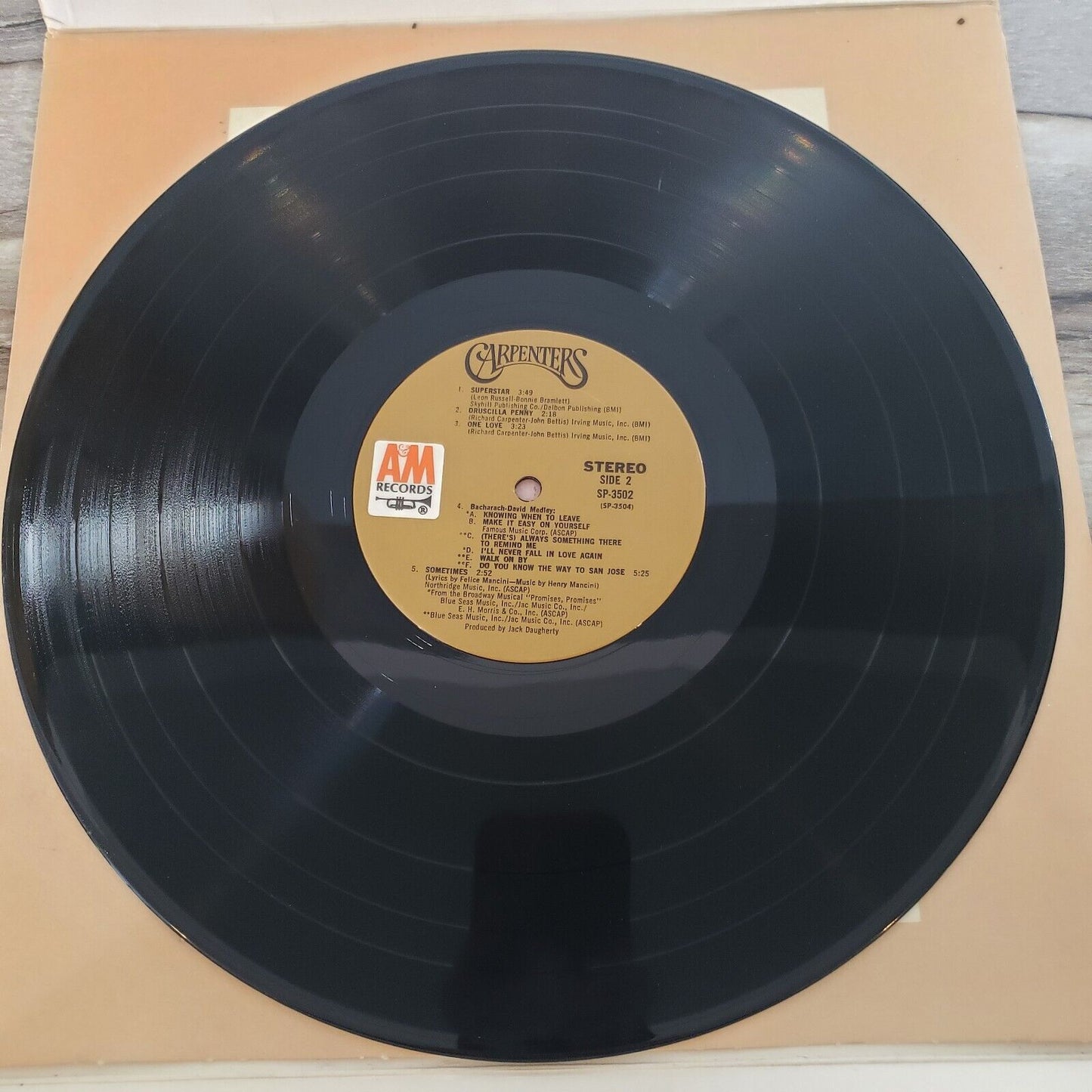 Carpenters - SP-3502 Vinyl Record LP